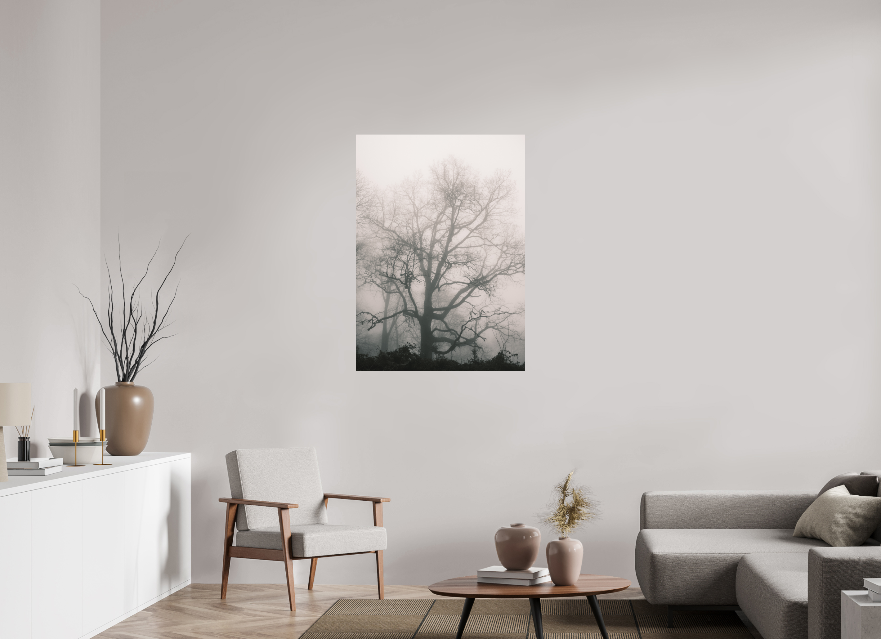 80 x 111,8 cm, Impression Fine Art sur support rigide - mat Hêtre