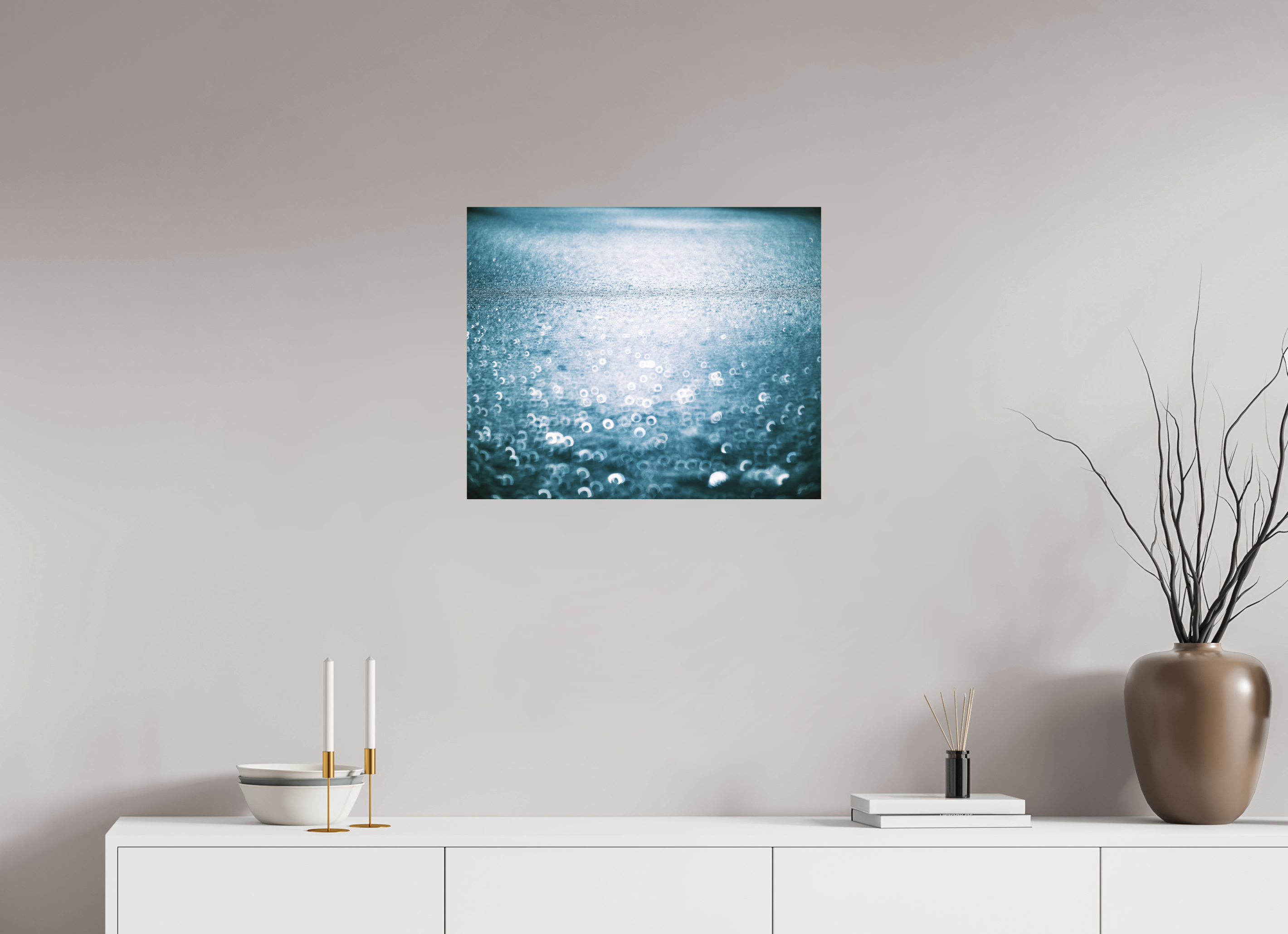 60,6 x 50 cm, Impression Fine Art sur support rigide - mat Réflexions hivernales