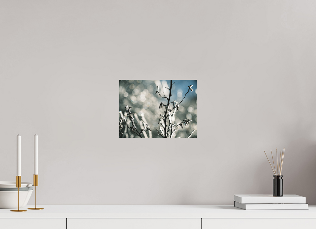 28 x 21 cm, Tirage photo - satiné Figé dans le froid