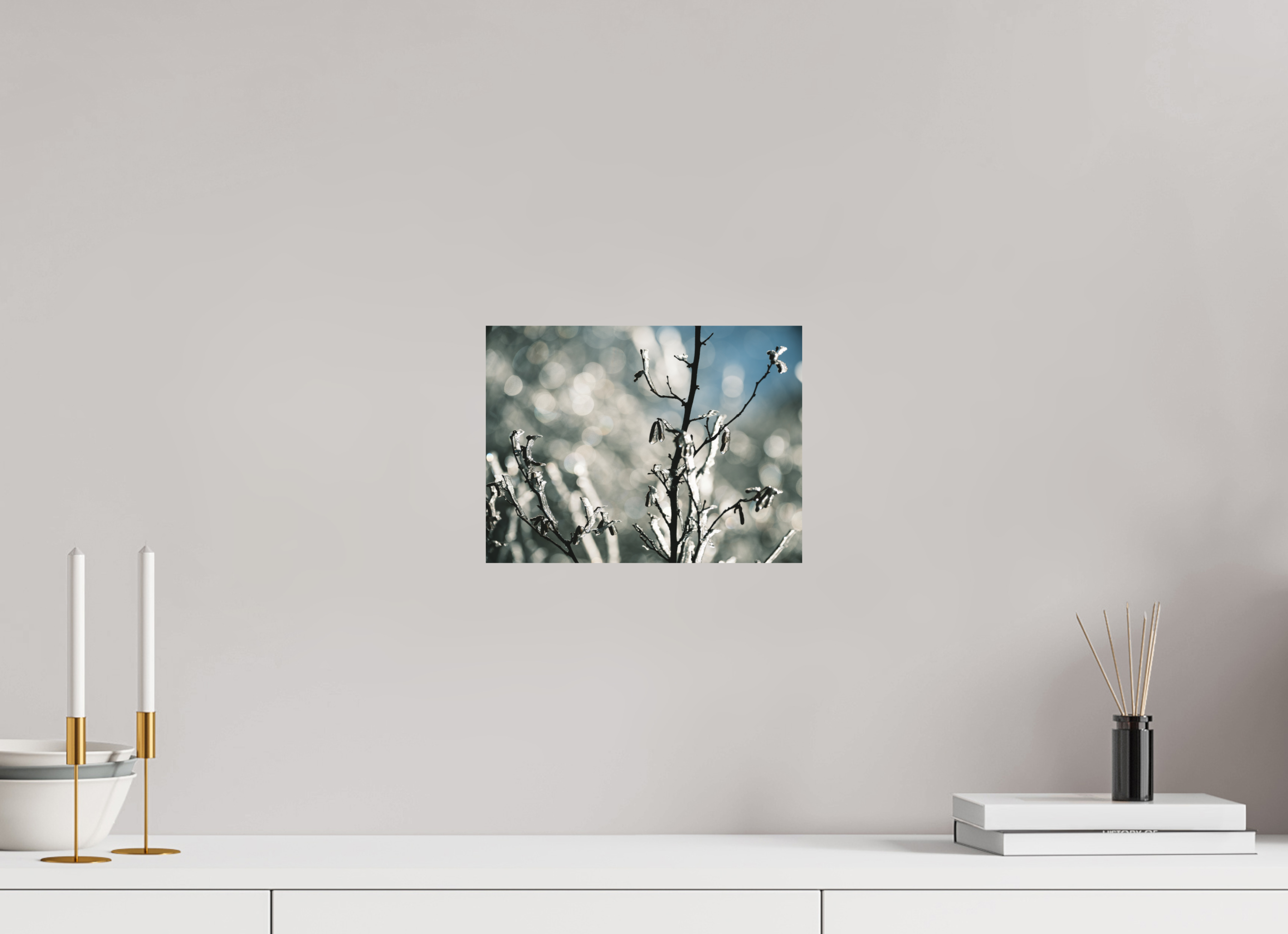 28 x 21 cm, Tirage photo - satiné Figé dans le froid