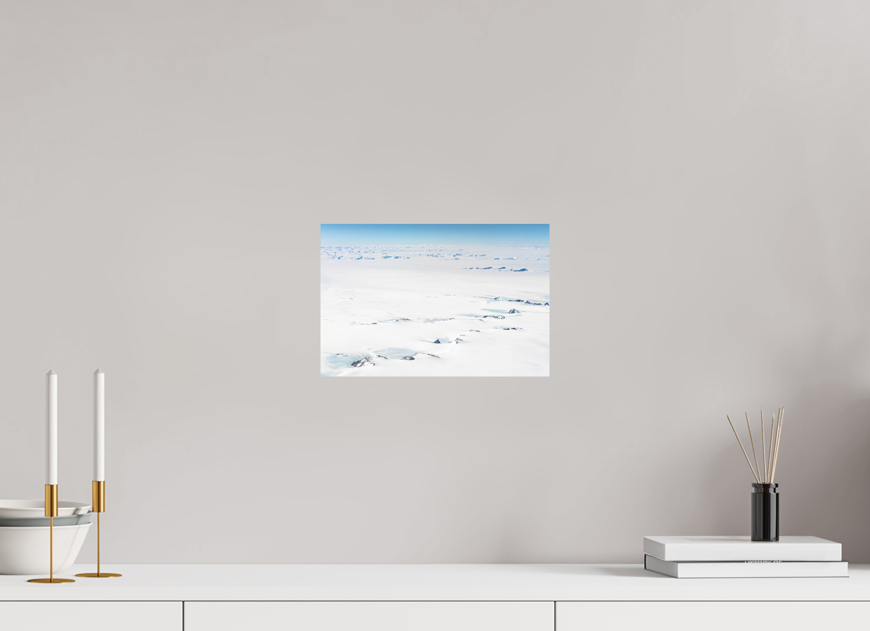 30 x 20 cm, Impression Fine Art - mat Le Continent Glacé