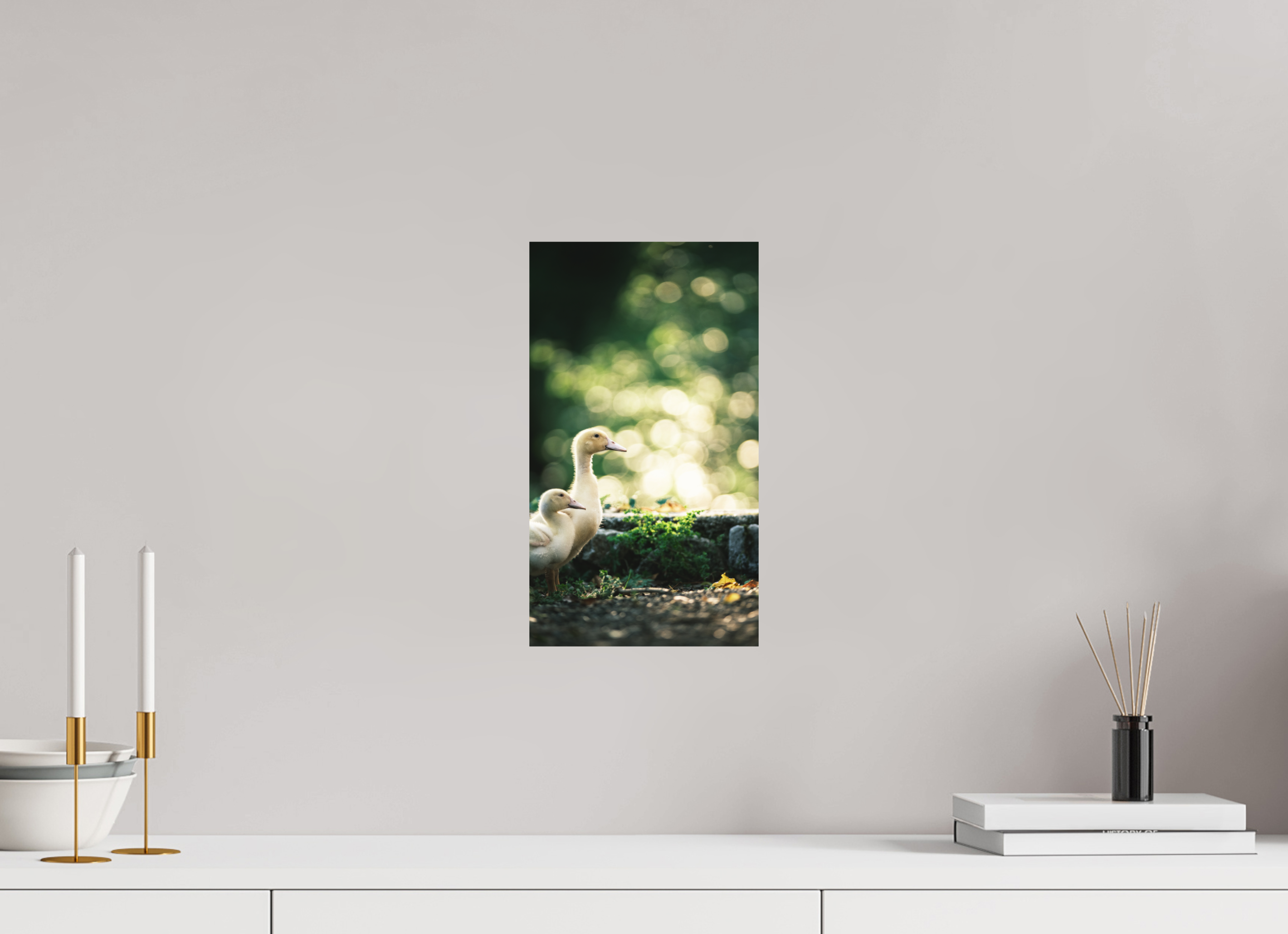 20 x 35,3 cm, Impression Fine Art sur support rigide - mat Canards II