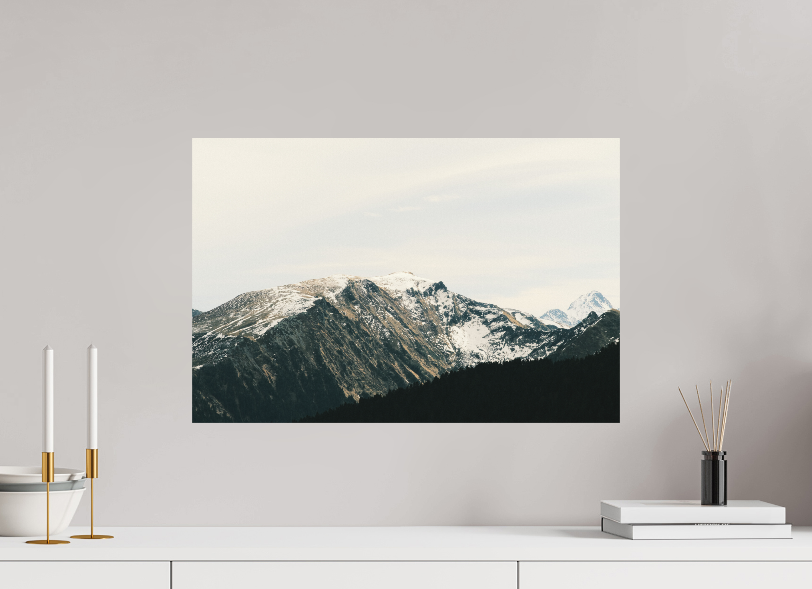 60 x 40 cm, Tirage photo - satiné Une douce journée d'hiver