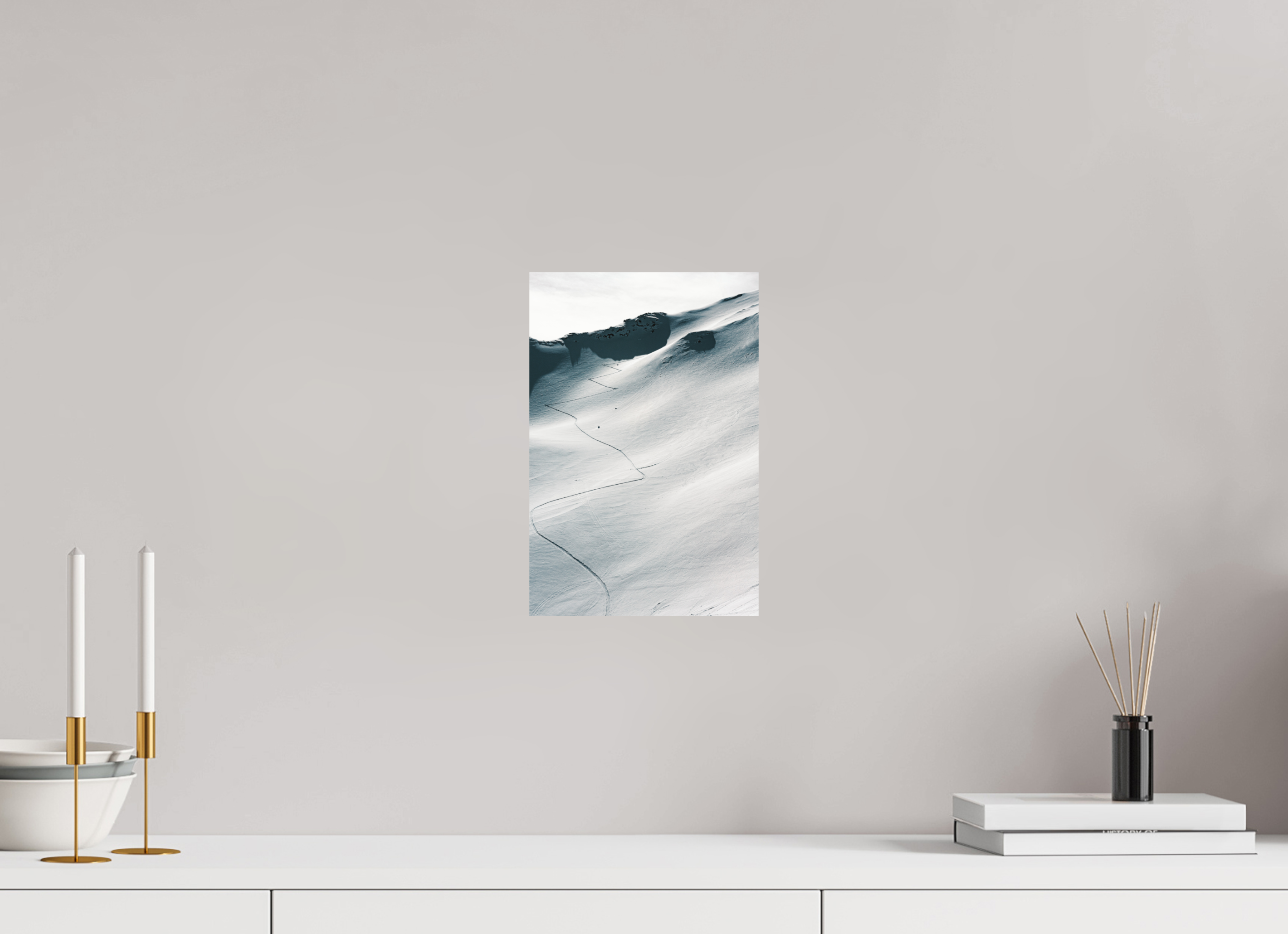 20 x 30 cm, Impression Fine Art sur support rigide - mat À l'assaut du sommet