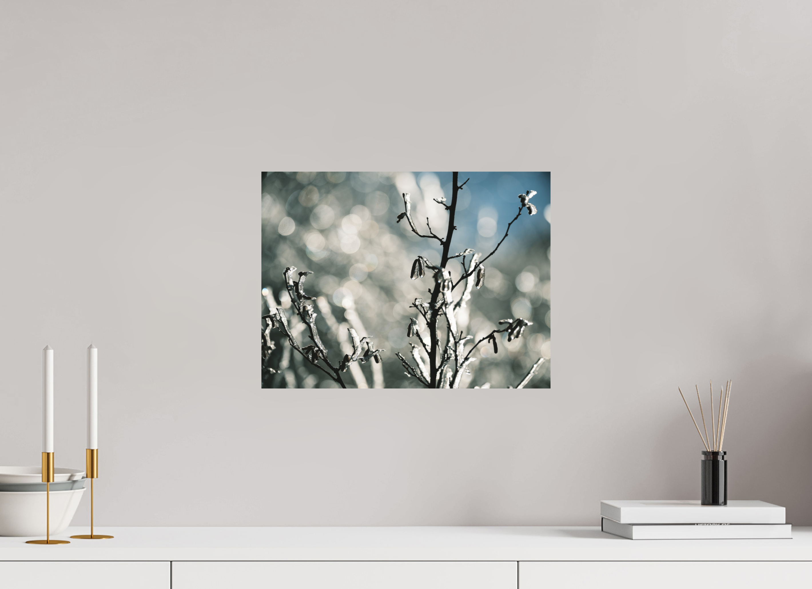 40 x 30 cm, Impression Fine Art sur support rigide - mat Figé dans le froid