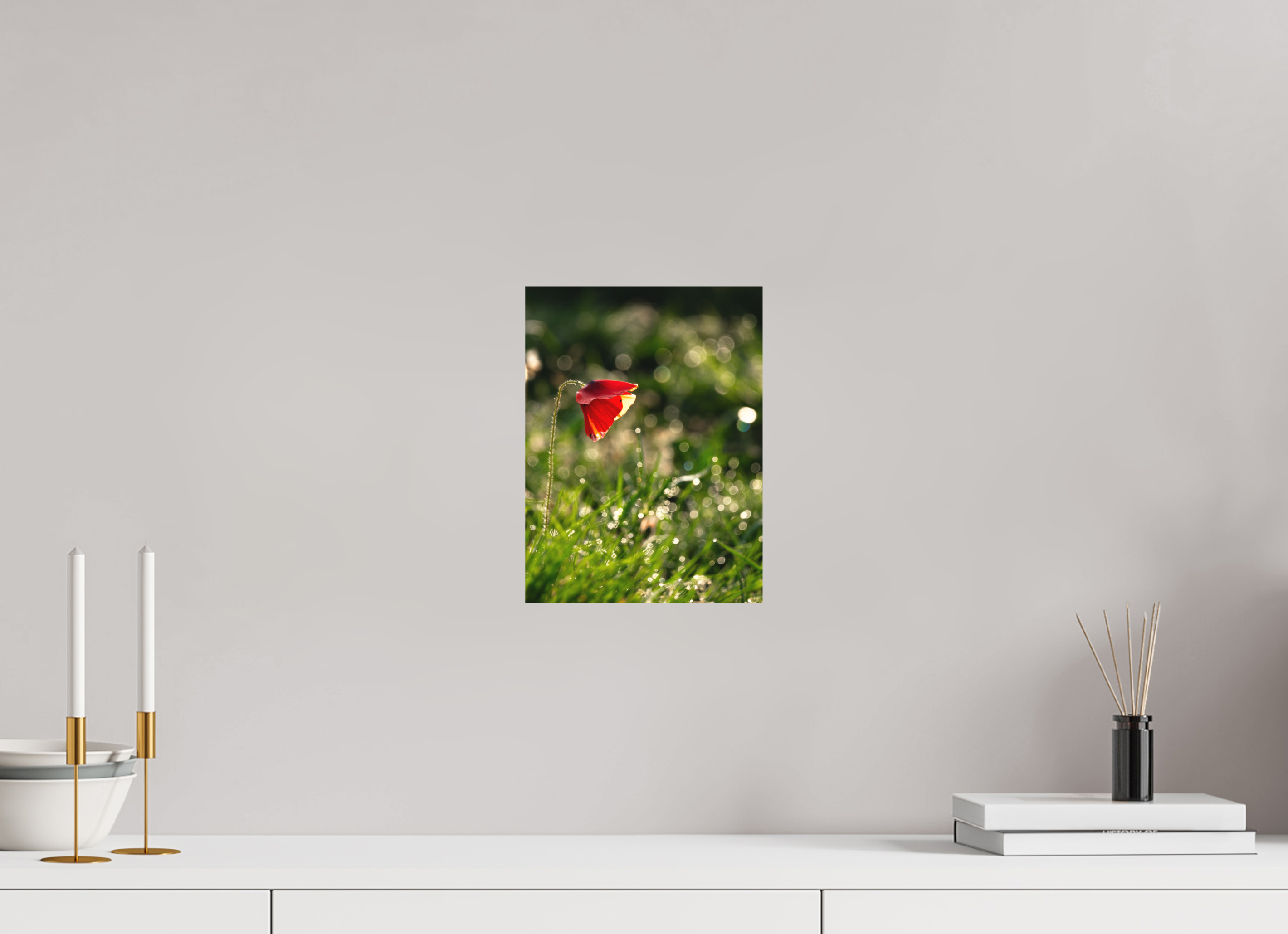 21 x 28 cm, Tirage photo - satiné coquelicot