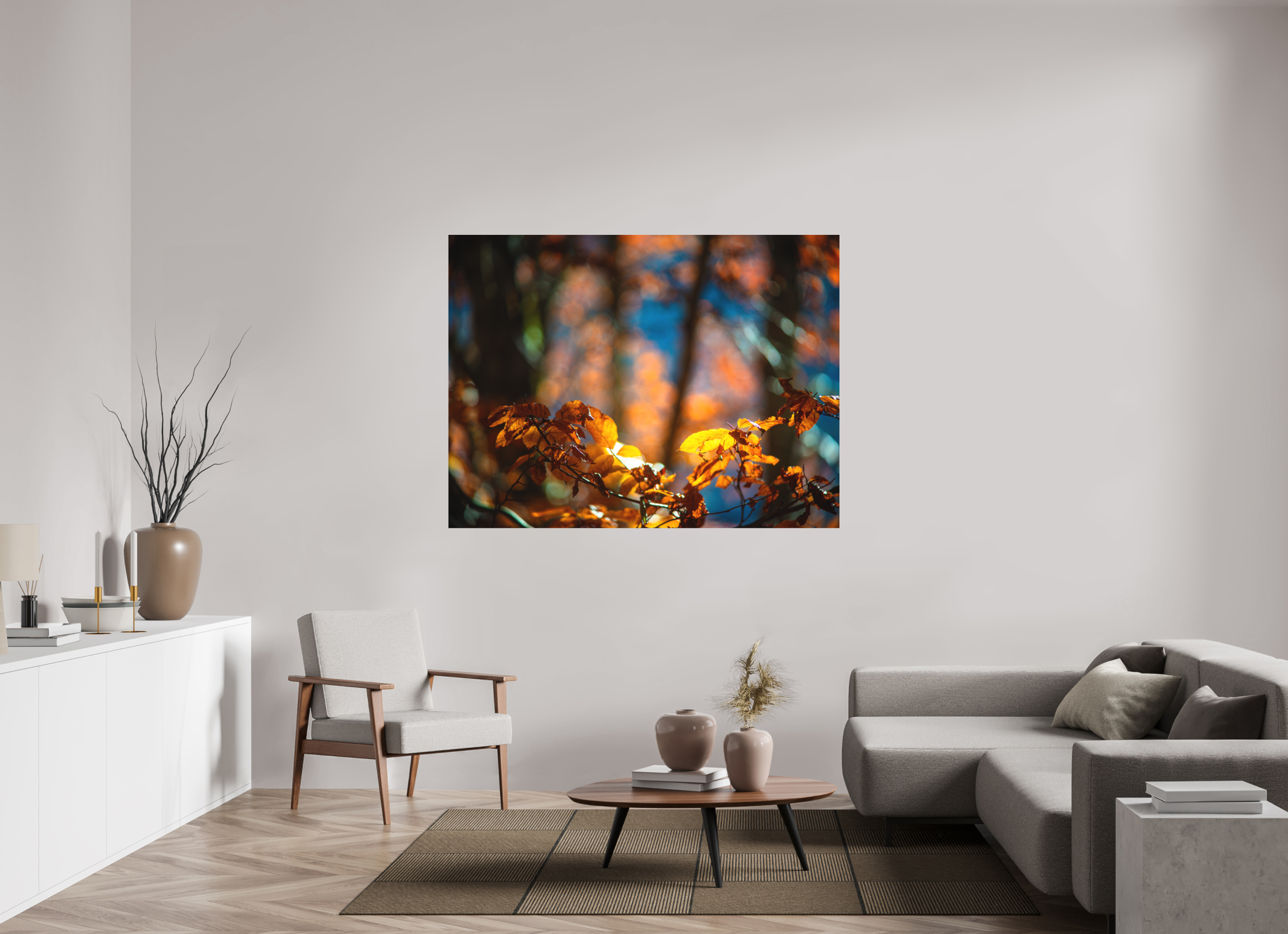 160 x 120 cm, Tirage photo - satiné La folie des couleurs I