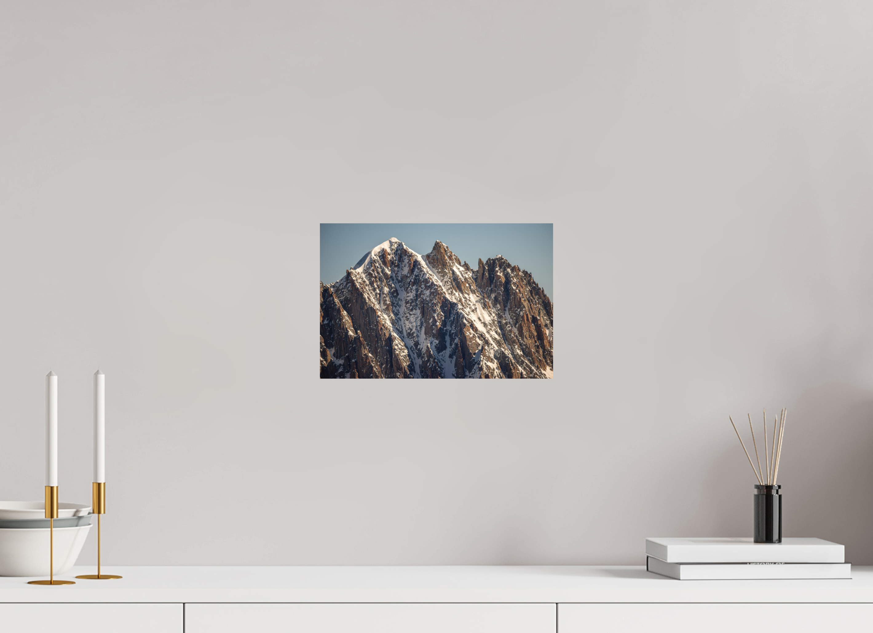 30 x 20 cm, Impression Fine Art sur support rigide - mat L'aiguille Verte
