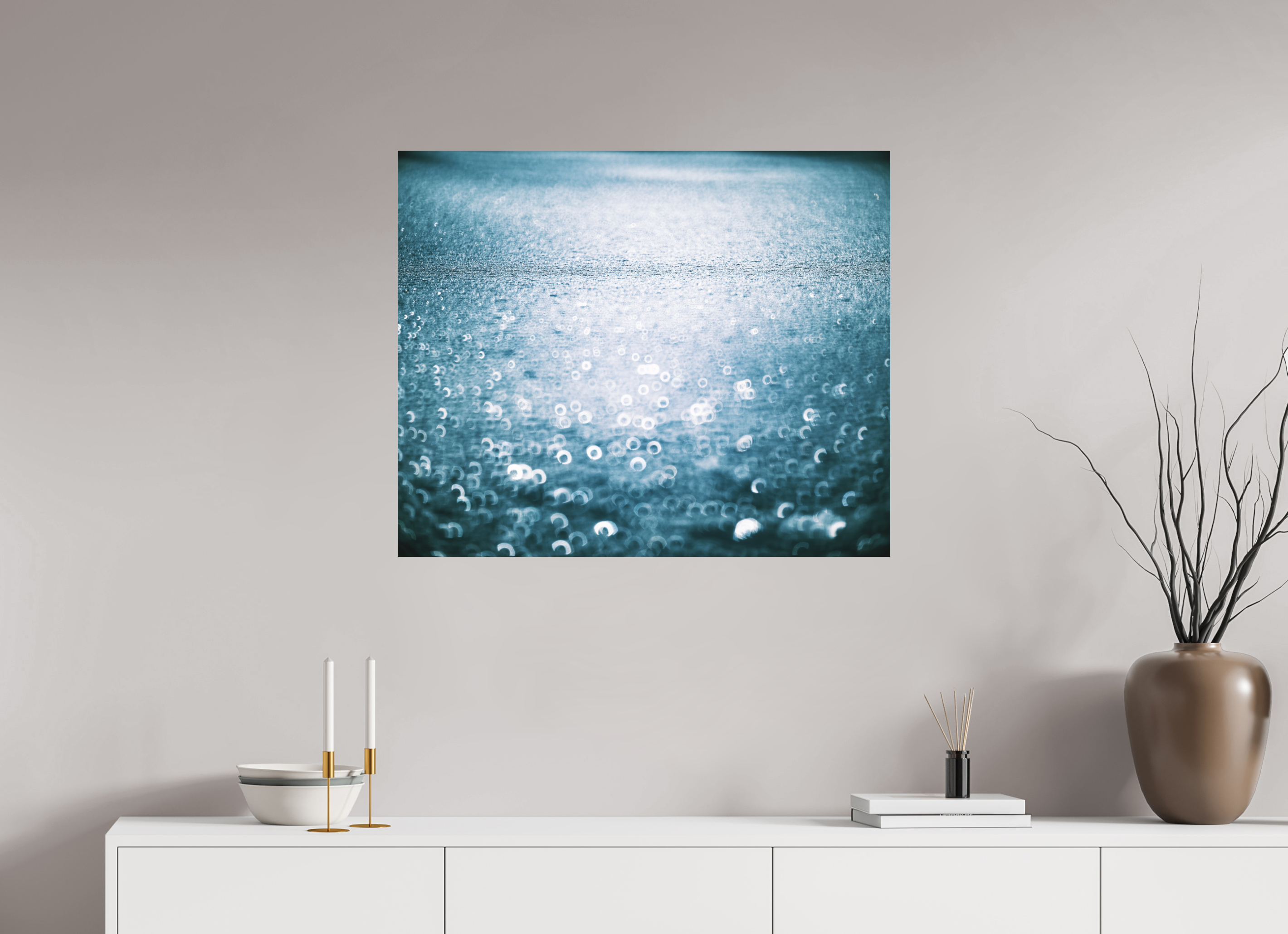 84,9 x 70 cm, Tirage photo - satiné Réflexions hivernales