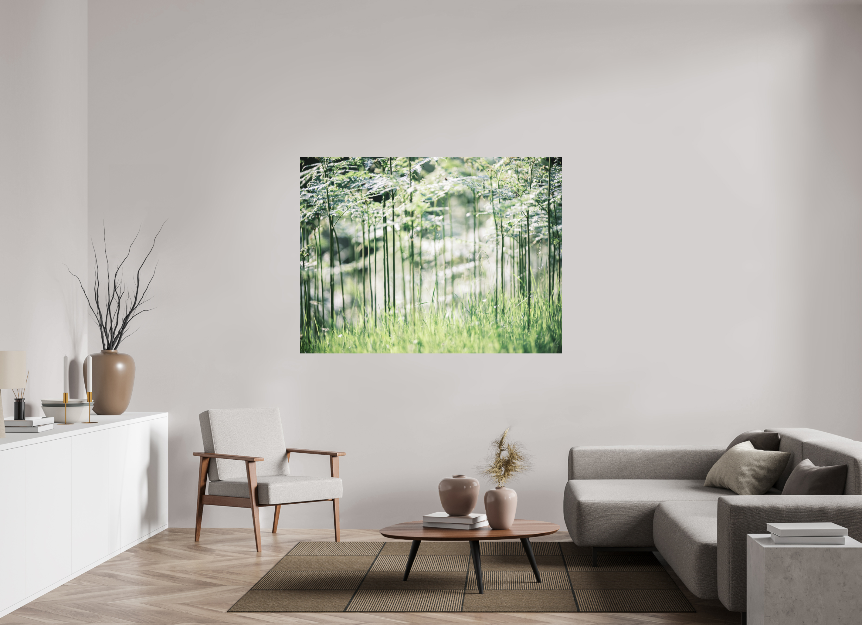 160 x 120 cm, Tirage photo - satiné Bienvenue à Jurassic Park