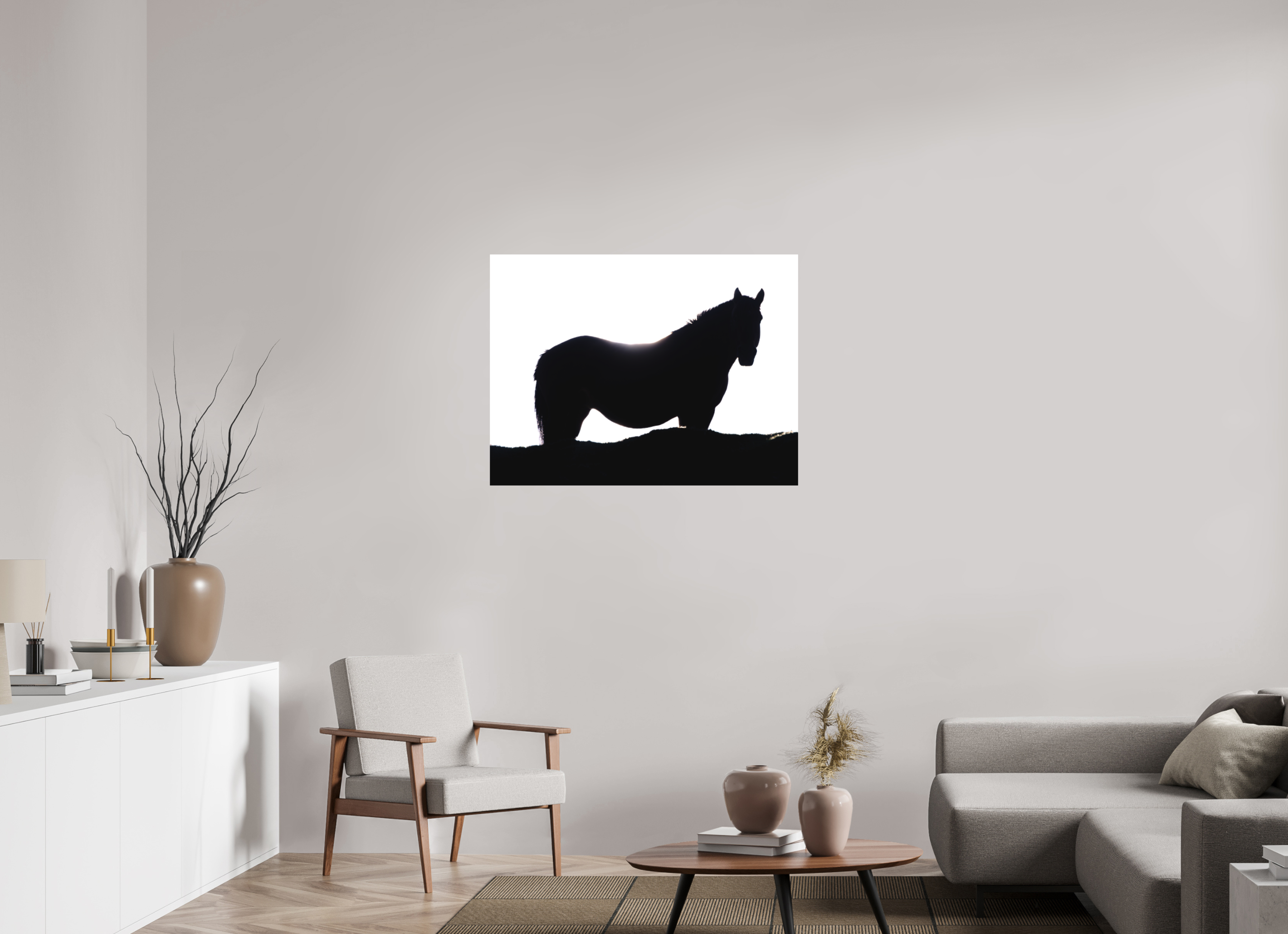 100 x 75 cm, Impression Fine Art - mat Cheval