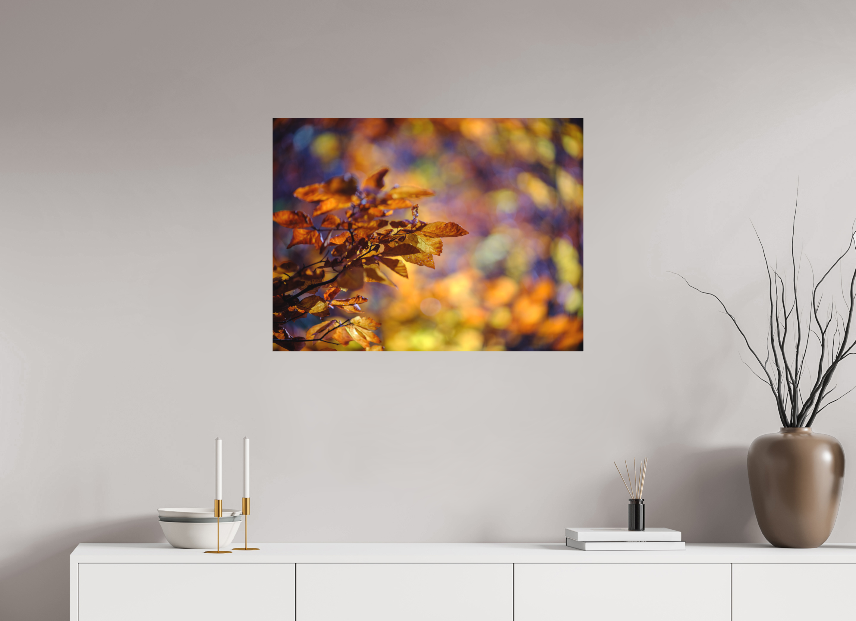 80 x 60 cm, Impression Fine Art sur support rigide - mat La folie des couleurs III