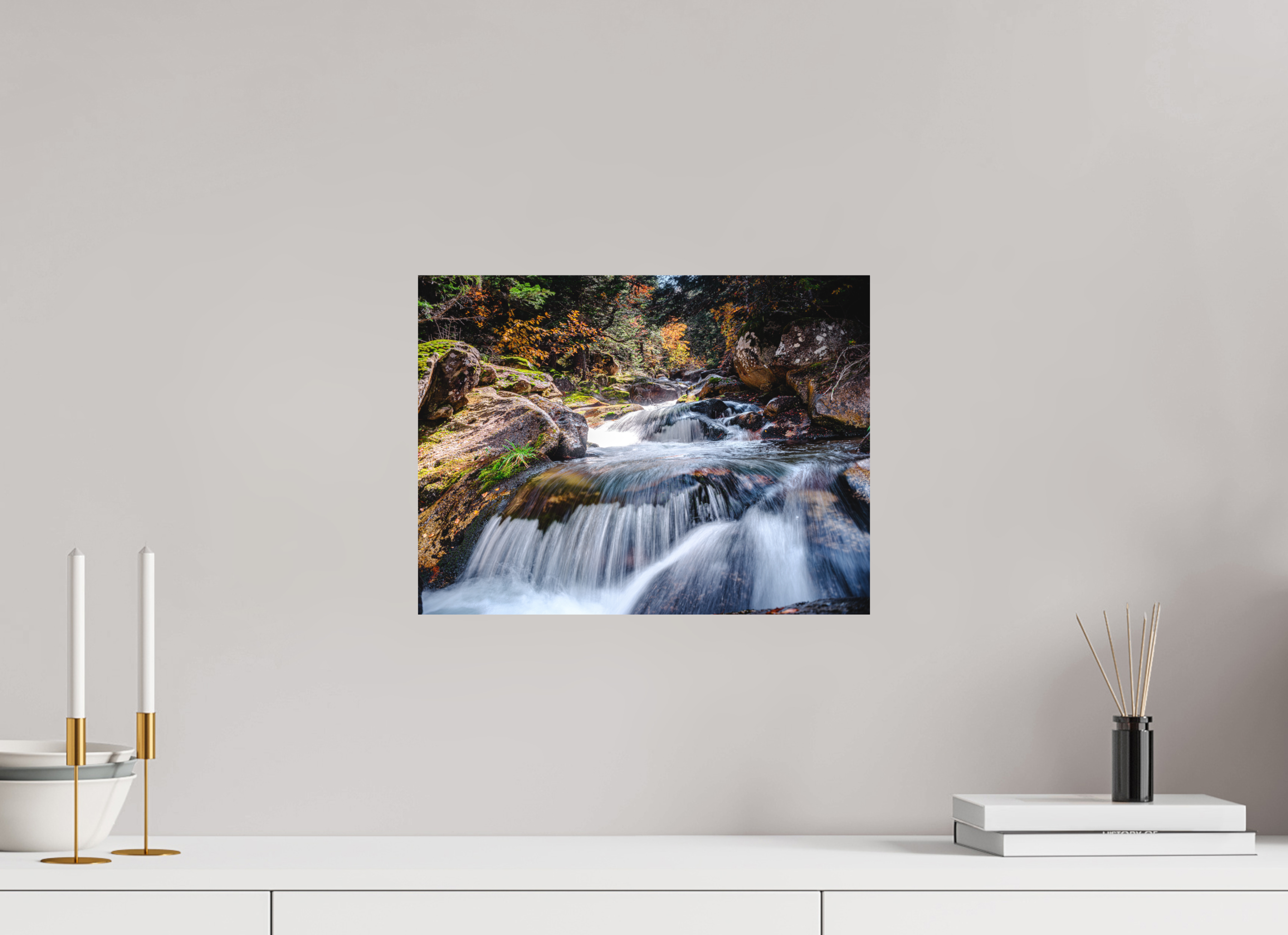 40 x 30 cm, Impression Fine Art - mat Cascade enchantée