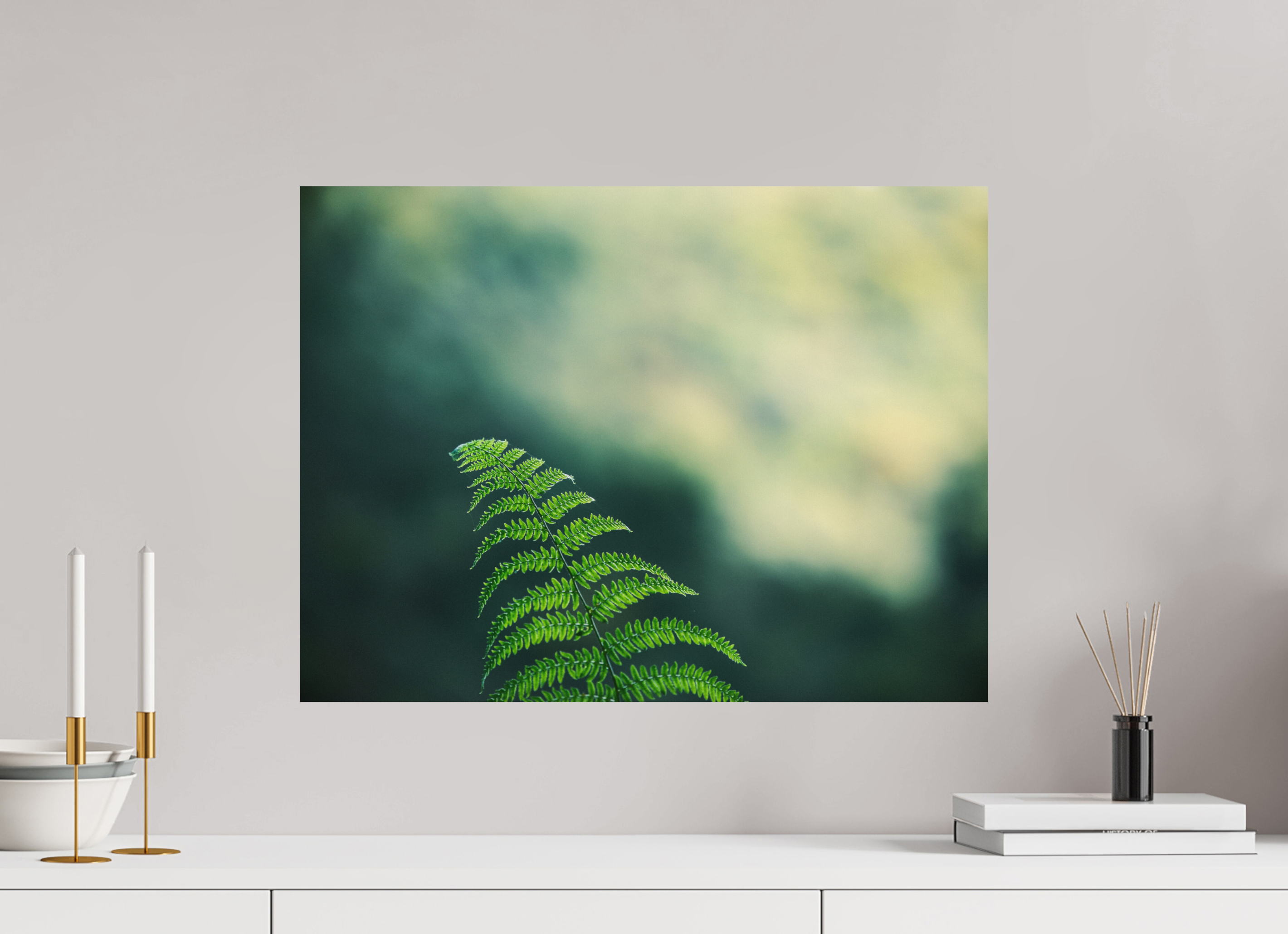 60 x 45 cm, Impression Fine Art sur support rigide - mat Fougère