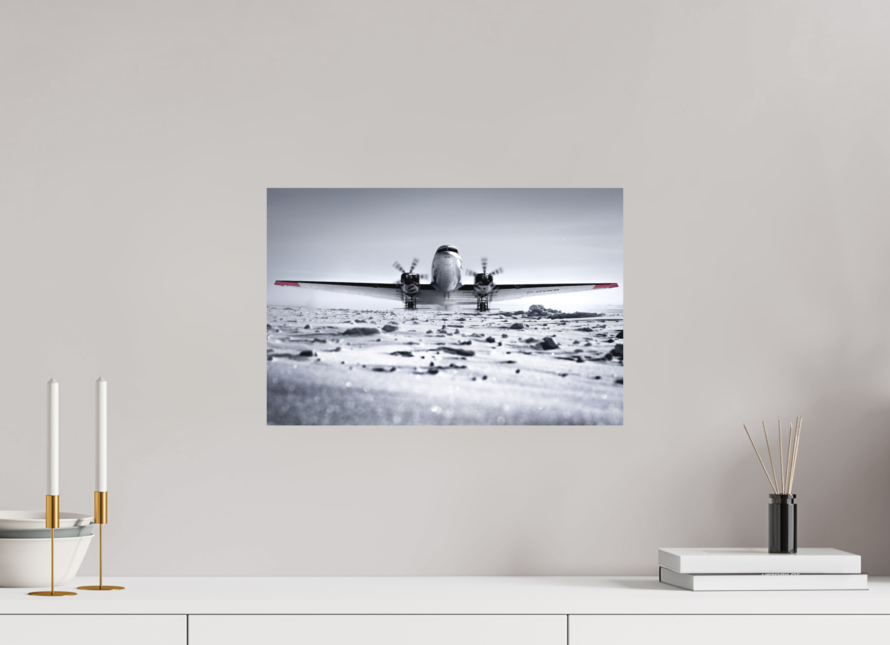 45 x 30 cm, Impression Fine Art sur support rigide - mat Paré pour l'Aventure