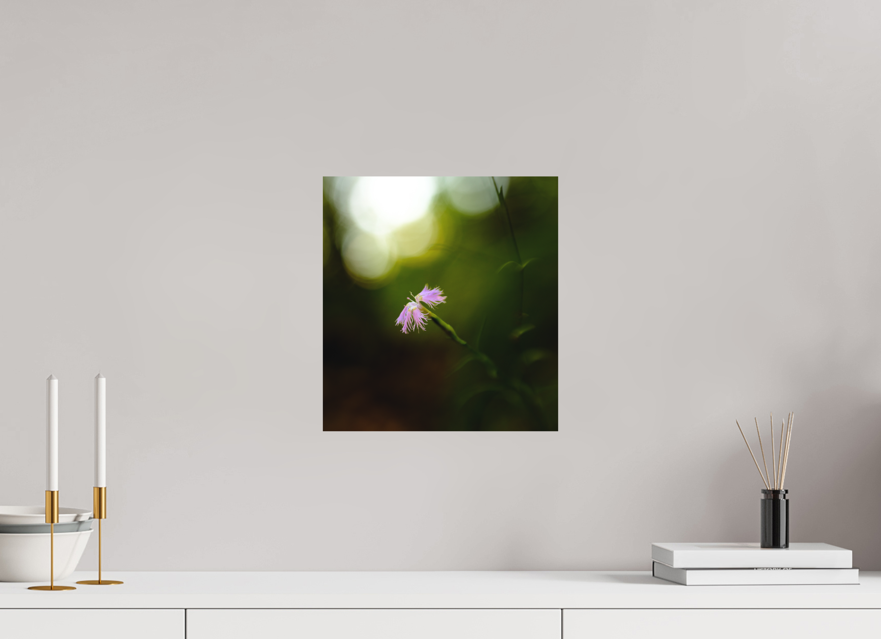 30 x 32,5 cm, Impression Fine Art sur support rigide - mat fleur2