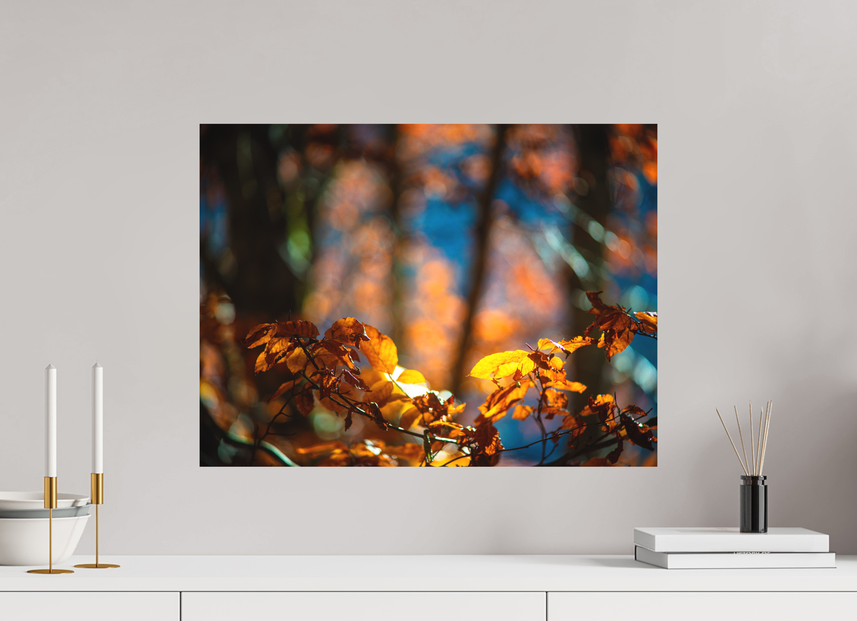 60 x 45 cm, Impression Fine Art sur support rigide - mat La folie des couleurs I