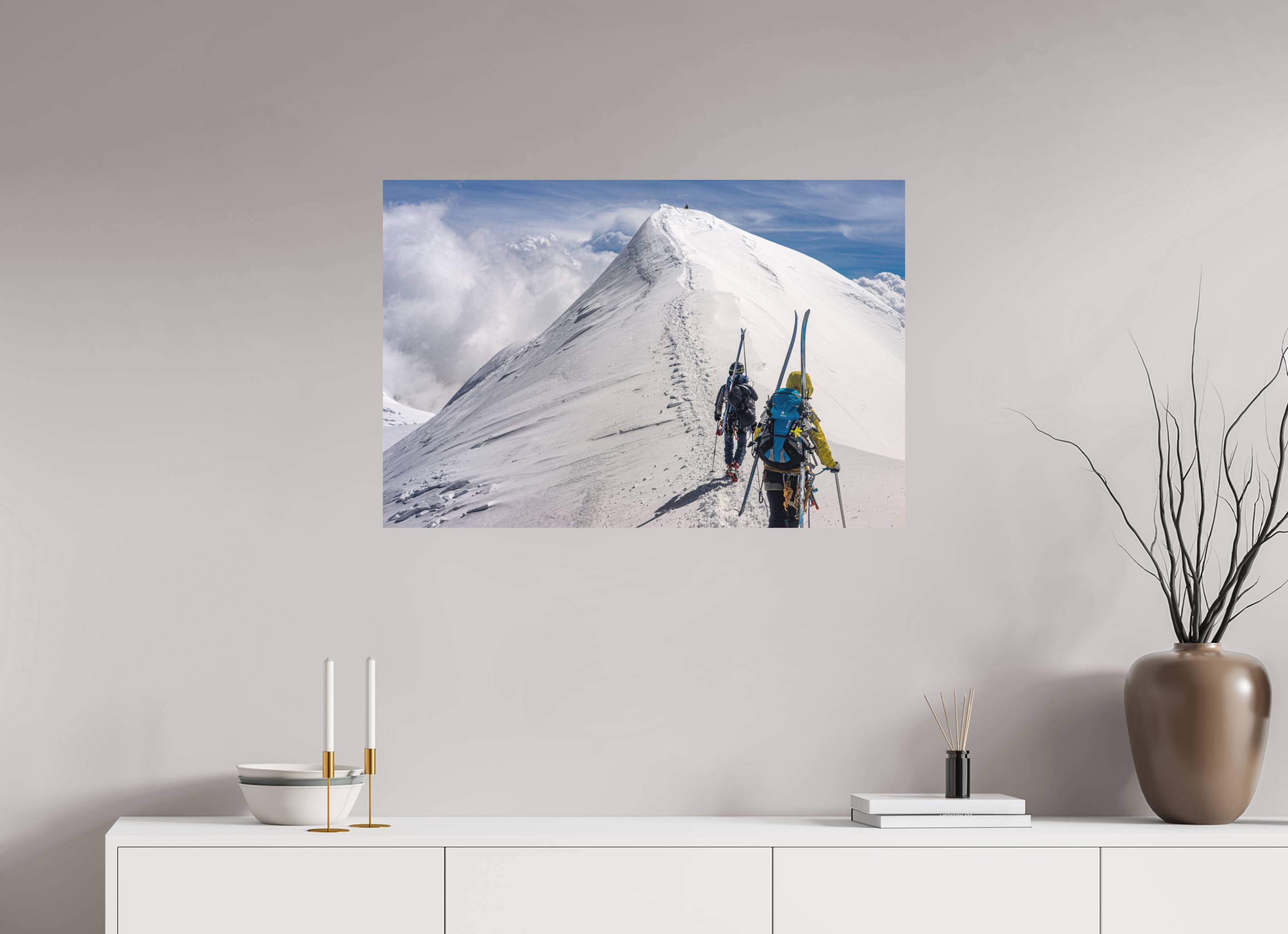 90 x 60 cm, Impression Fine Art - mat L'arête de Castor