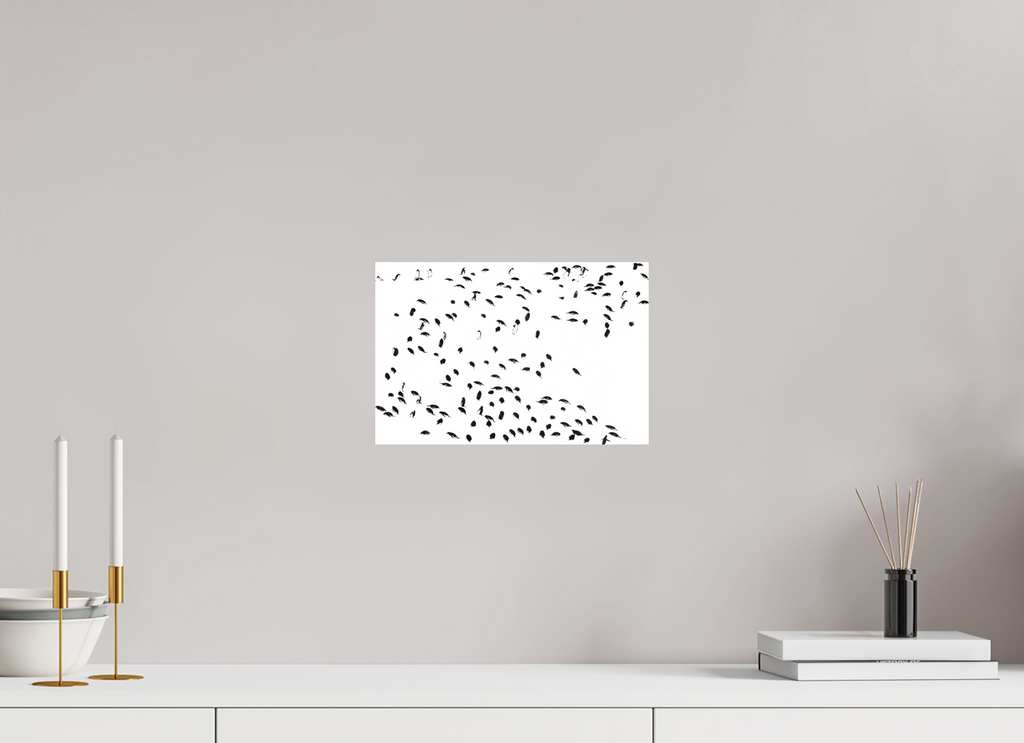 30 x 20 cm, Impression Fine Art sur support rigide - mat La foule