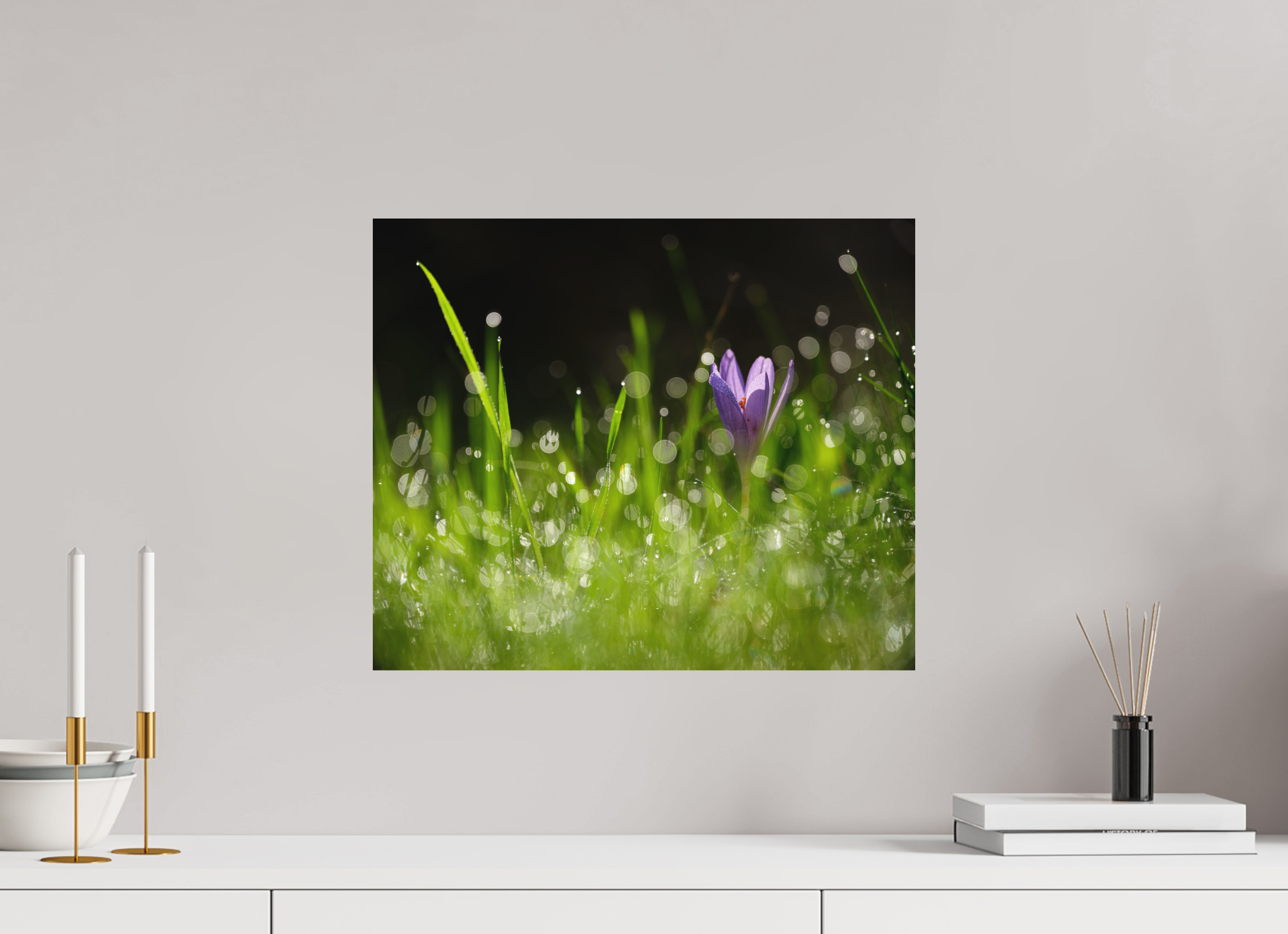 48 x 40 cm, Impression Fine Art - mat fleurs