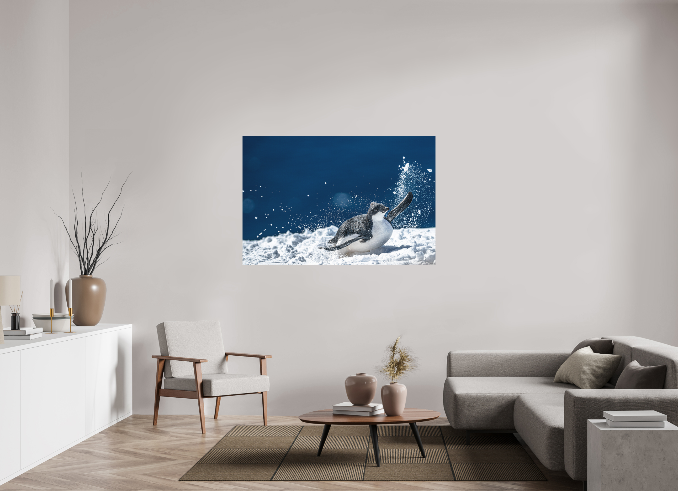 150 x 100 cm, Impression Fine Art - mat Joyeux poussin