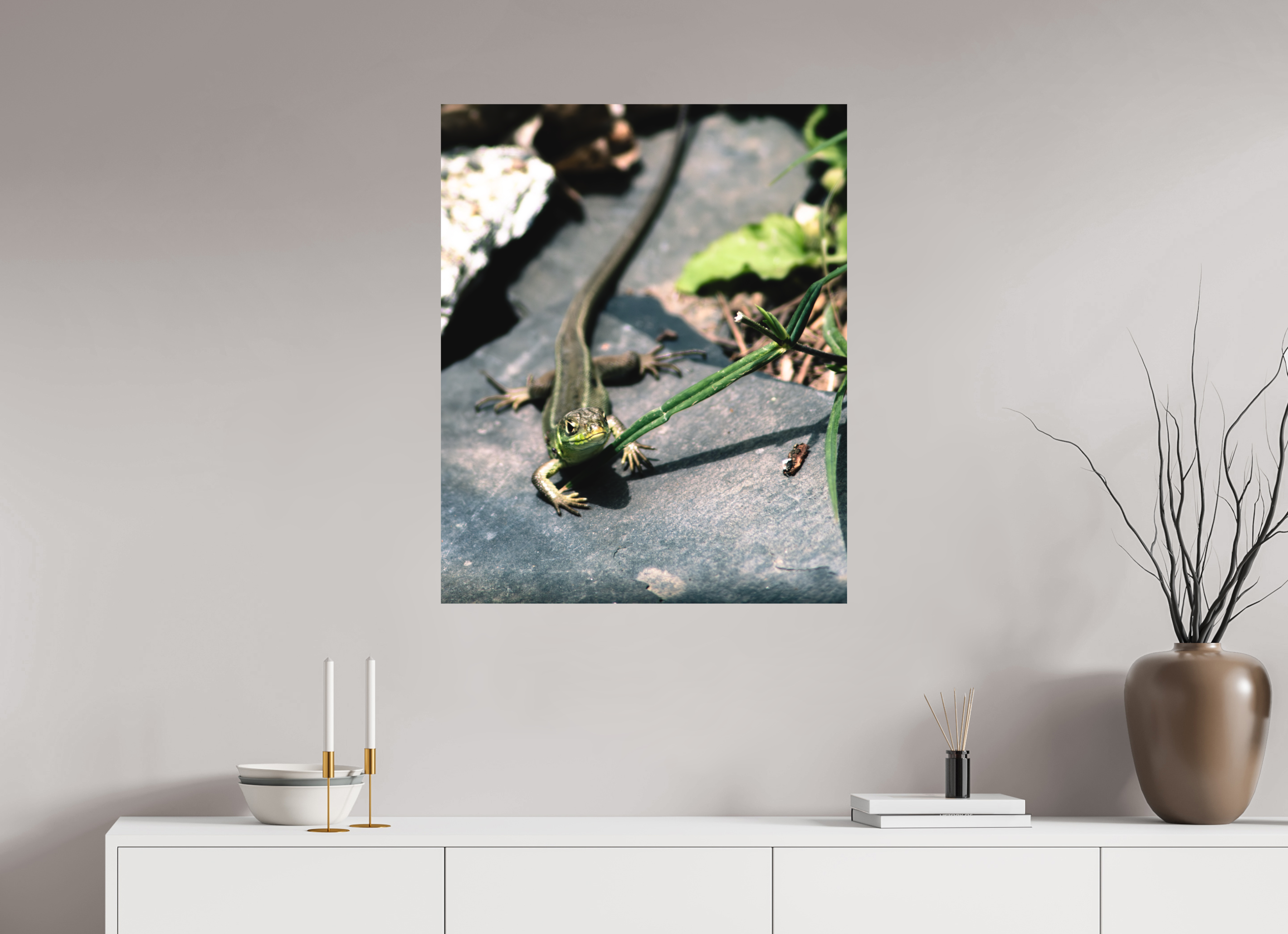 70 x 86,1 cm, Tirage photo - satiné Lezard