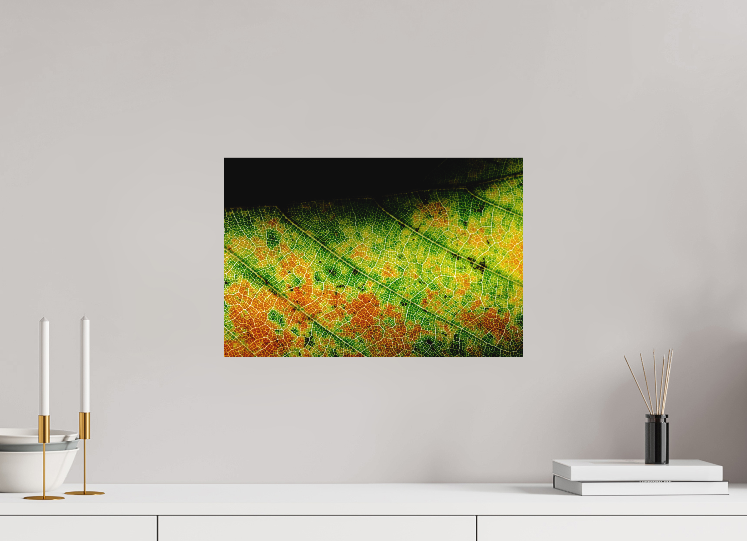 45 x 30 cm, Impression Fine Art sur support rigide - mat Feuille