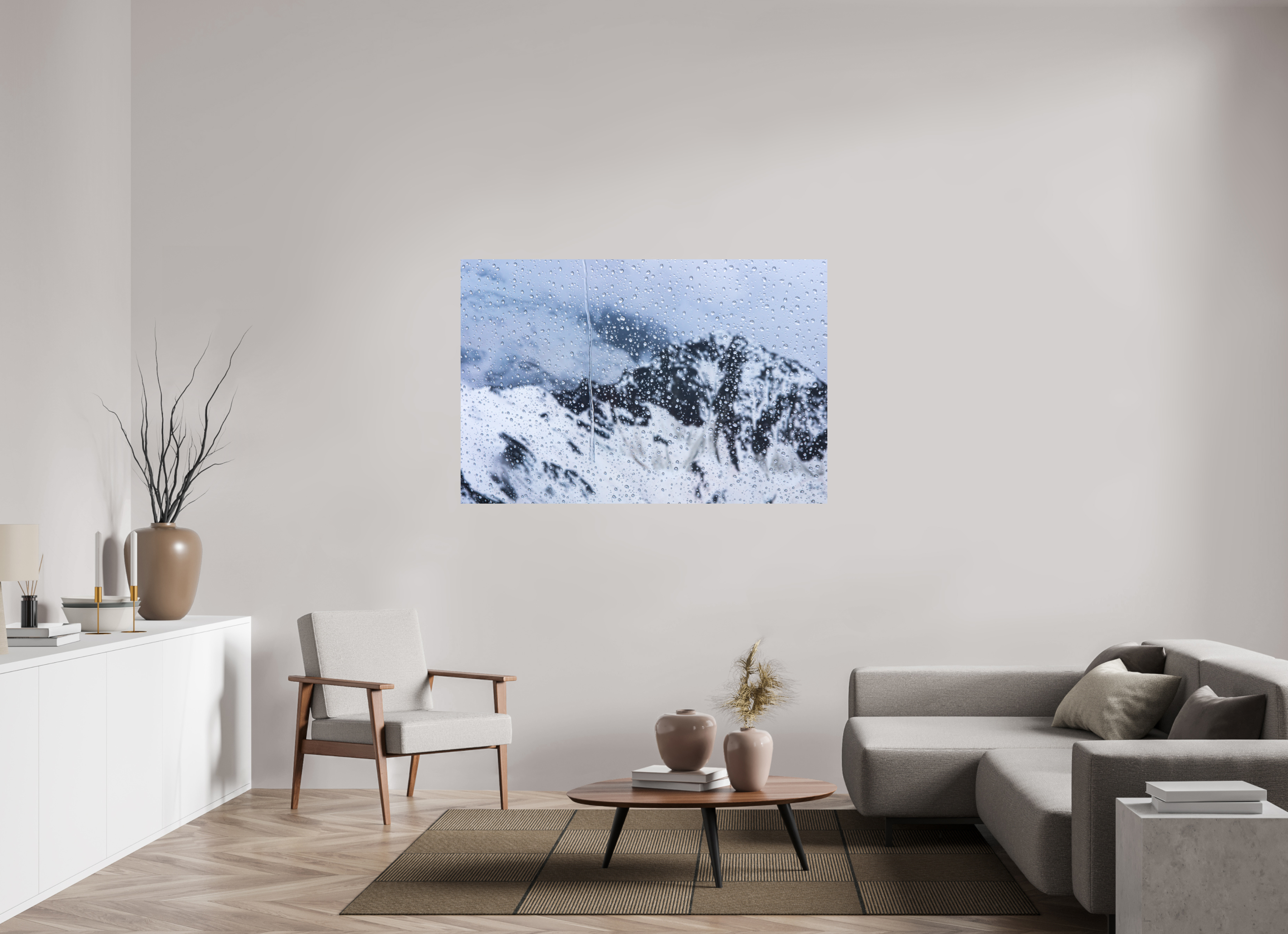 150 x 100 cm, Impression Fine Art - mat Mauvaise météo