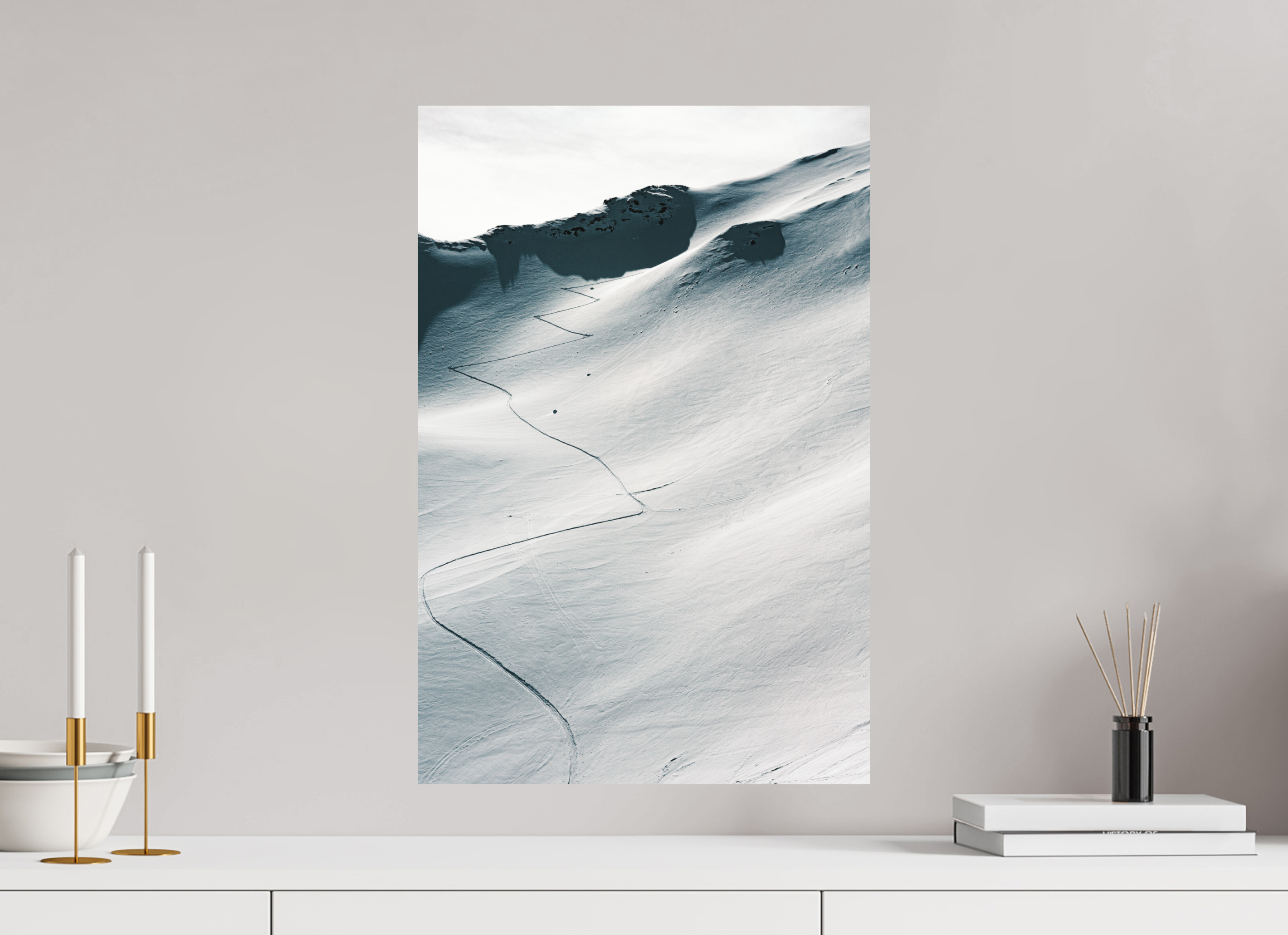 40 x 60 cm, Tirage photo - satiné À l'assaut du sommet