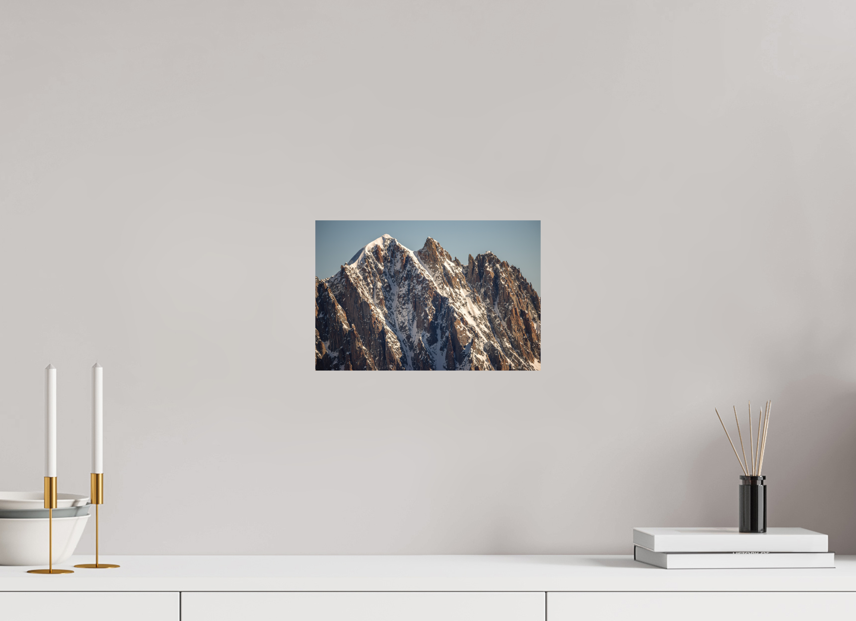 30 x 20 cm, Tirage photo - satiné L'aiguille Verte