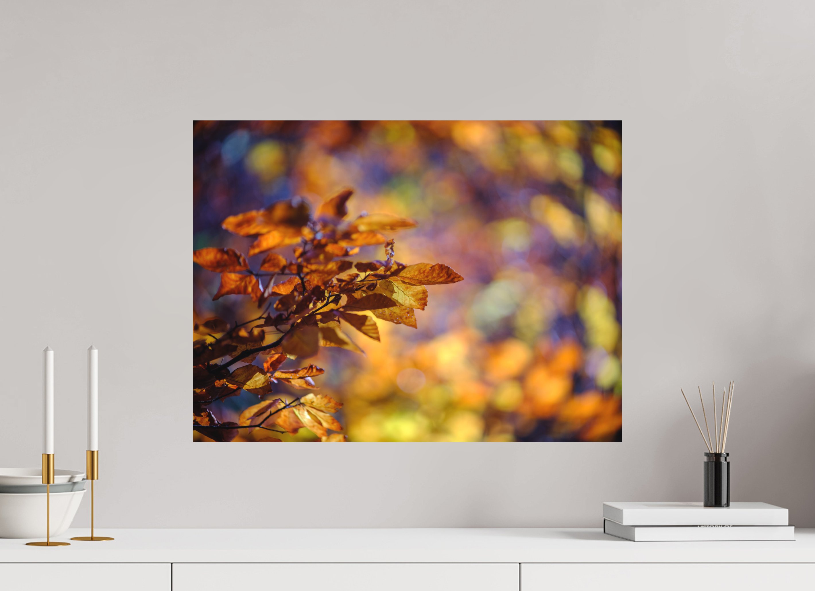 60 x 45 cm, Tirage photo - satiné La folie des couleurs III