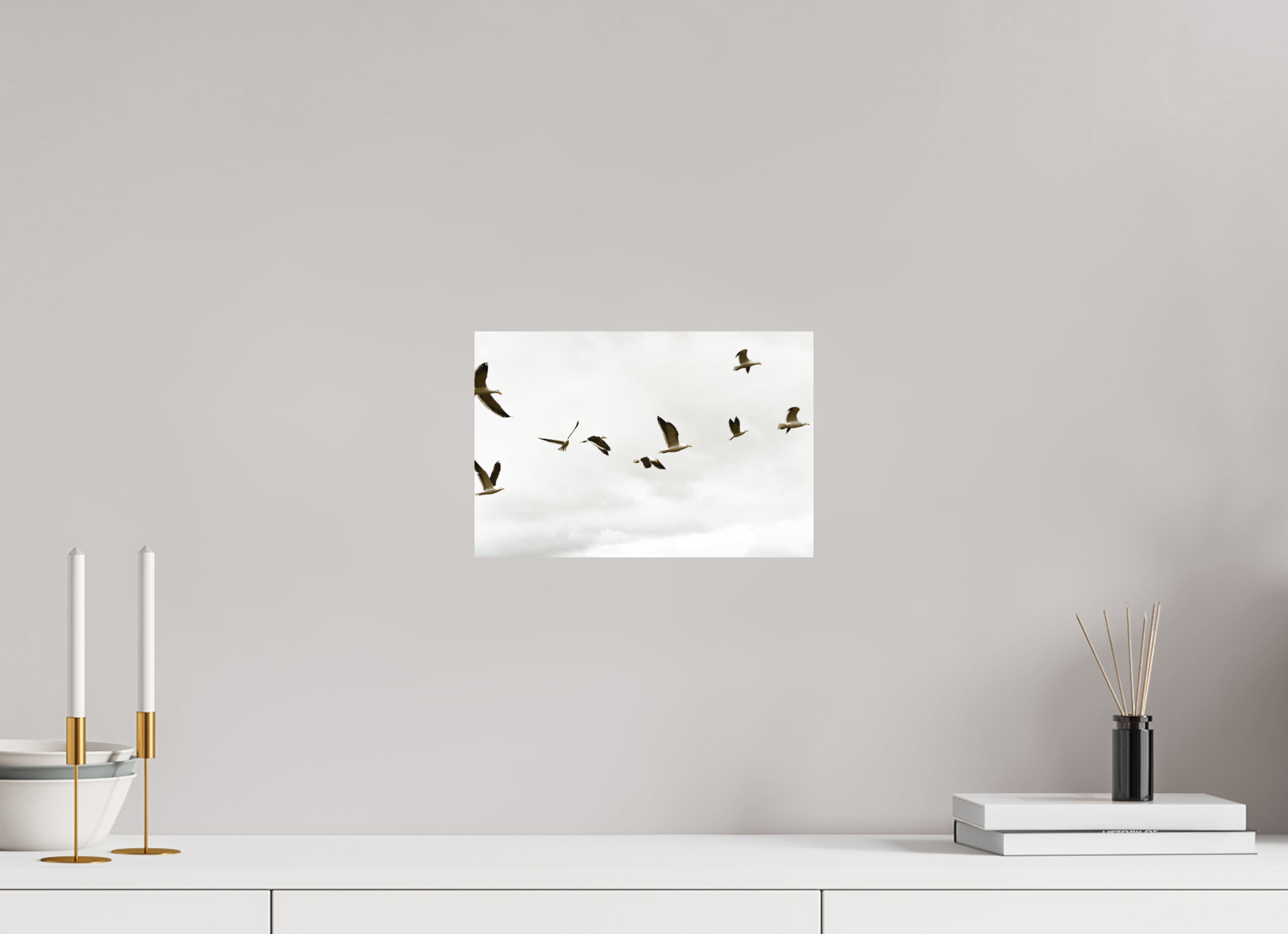 30 x 20 cm, Tirage photo - satiné Goelands