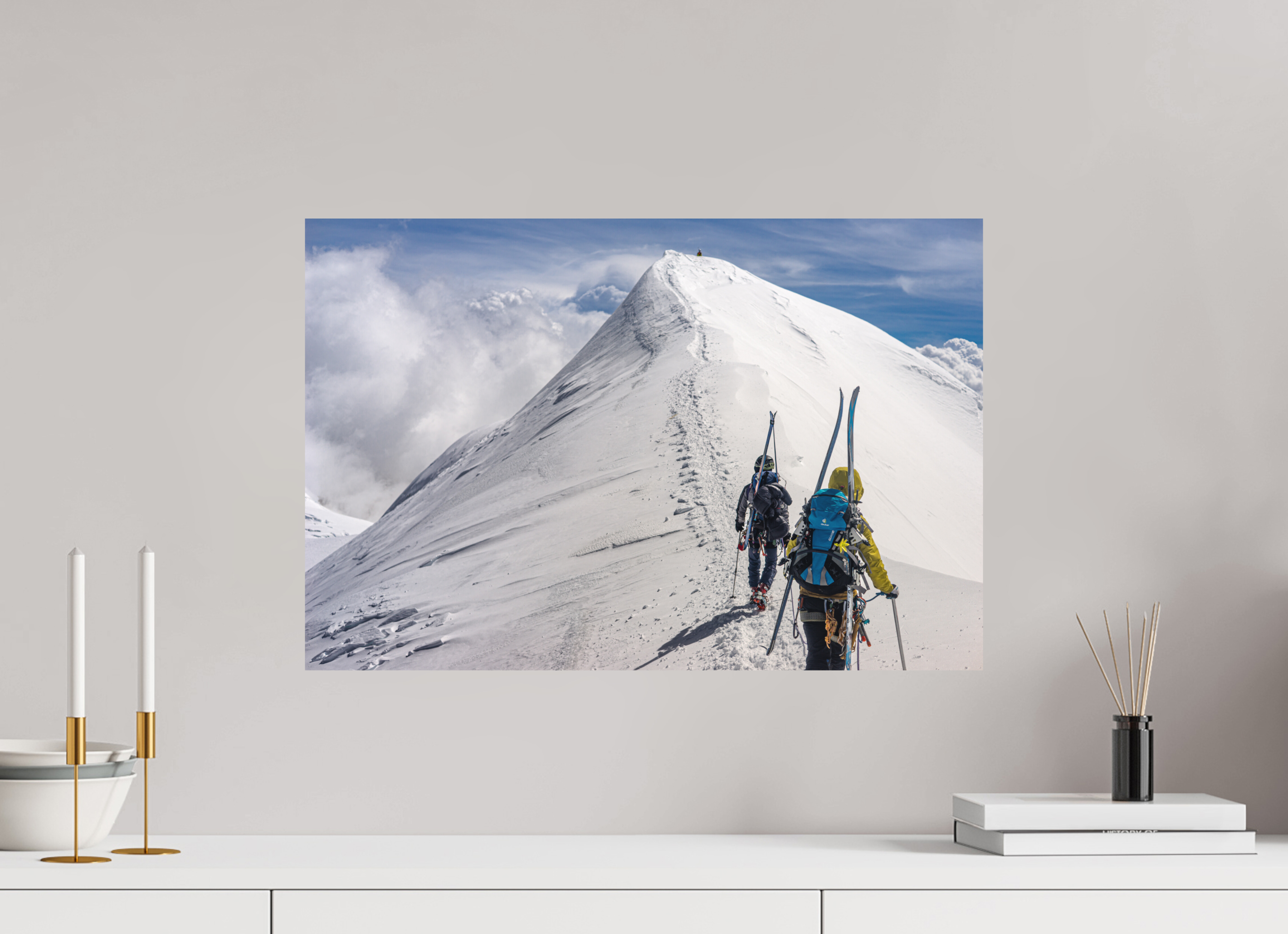 60 x 40 cm, Tirage photo - satiné L'arête de Castor