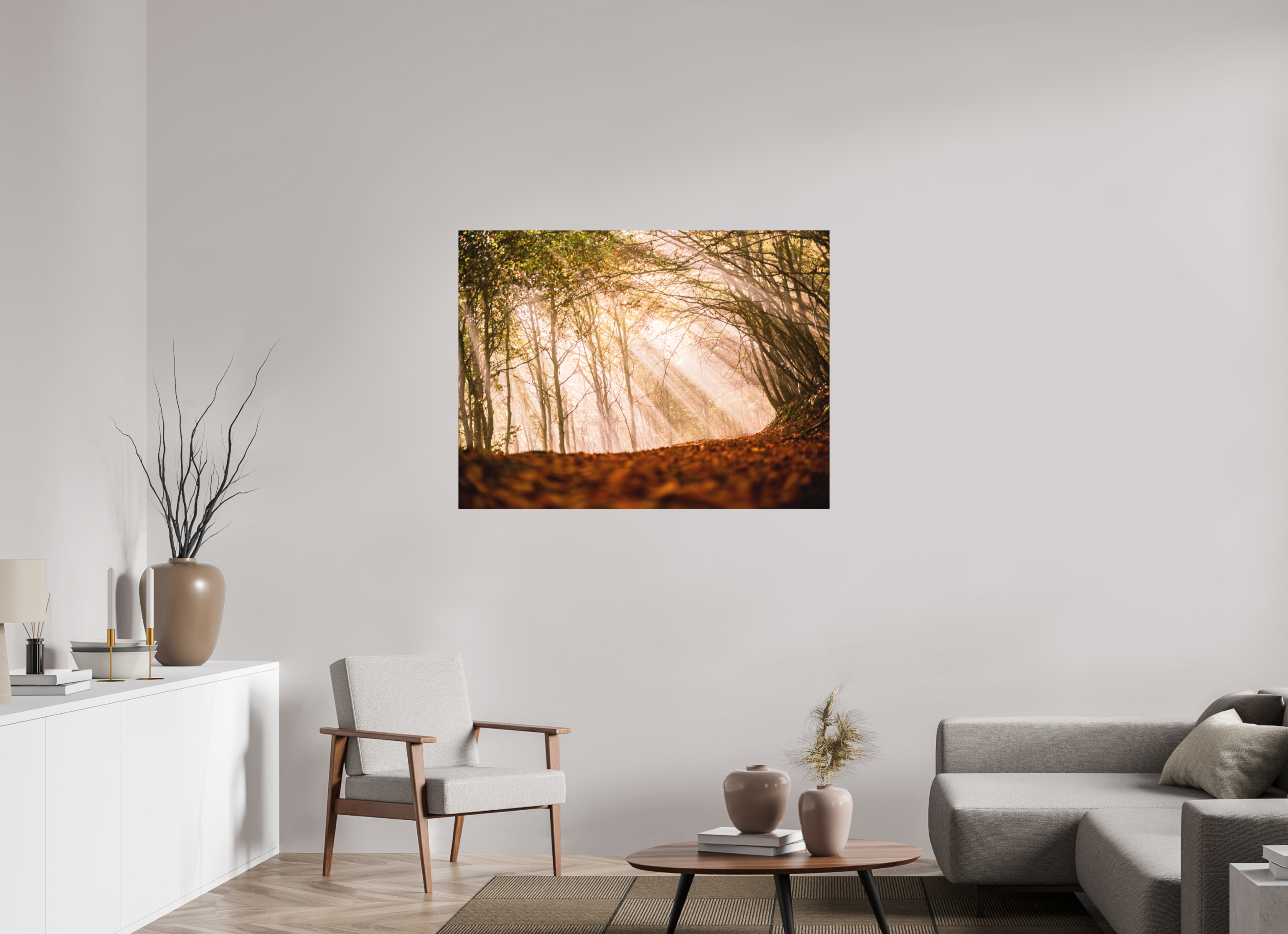 120 x 90 cm, Impression Fine Art sur support rigide - mat Un rayon de soleil
