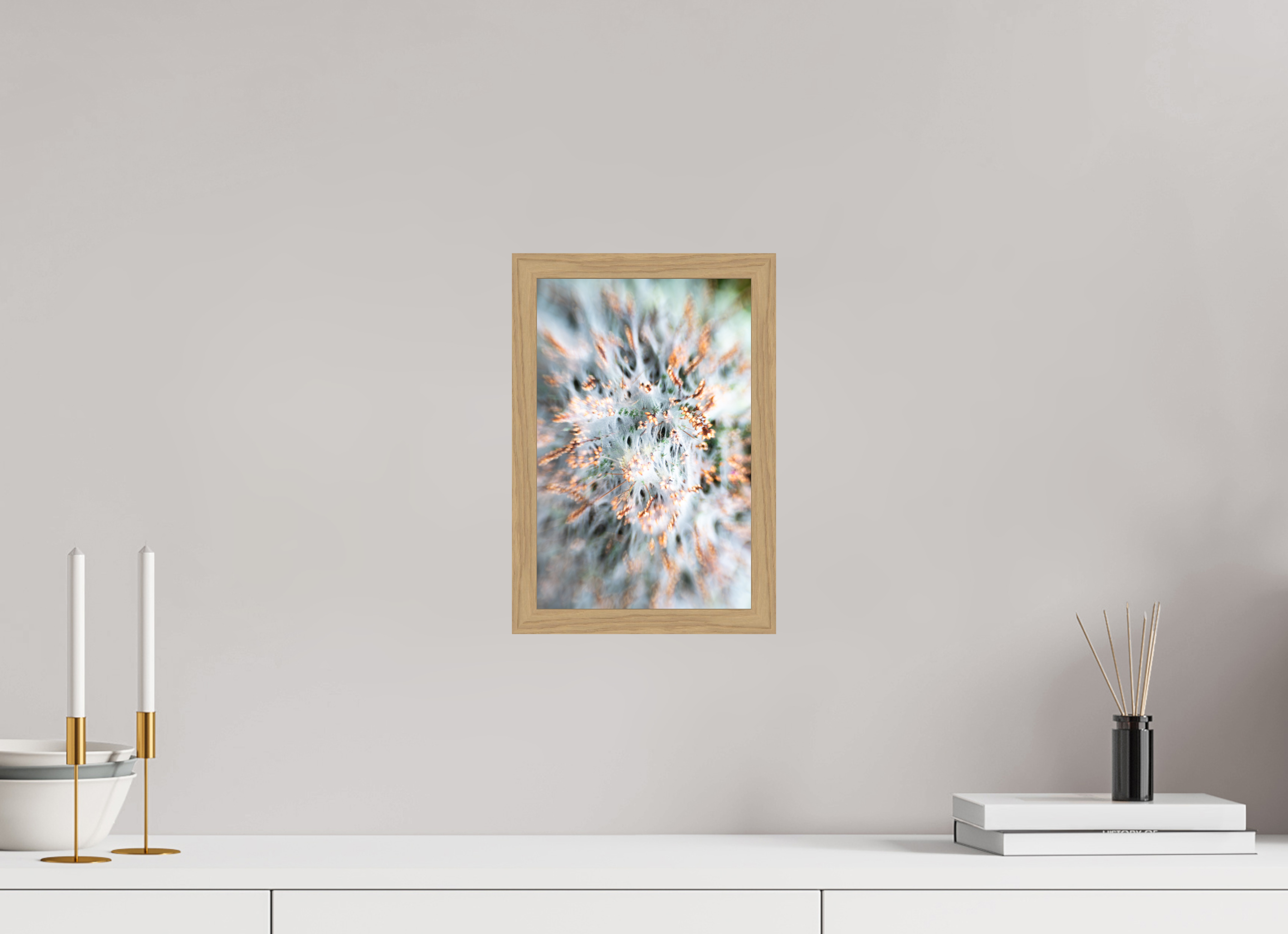 20 x 30 cm, Impression Fine Art encadrée en chêne naturel - mat toile 2