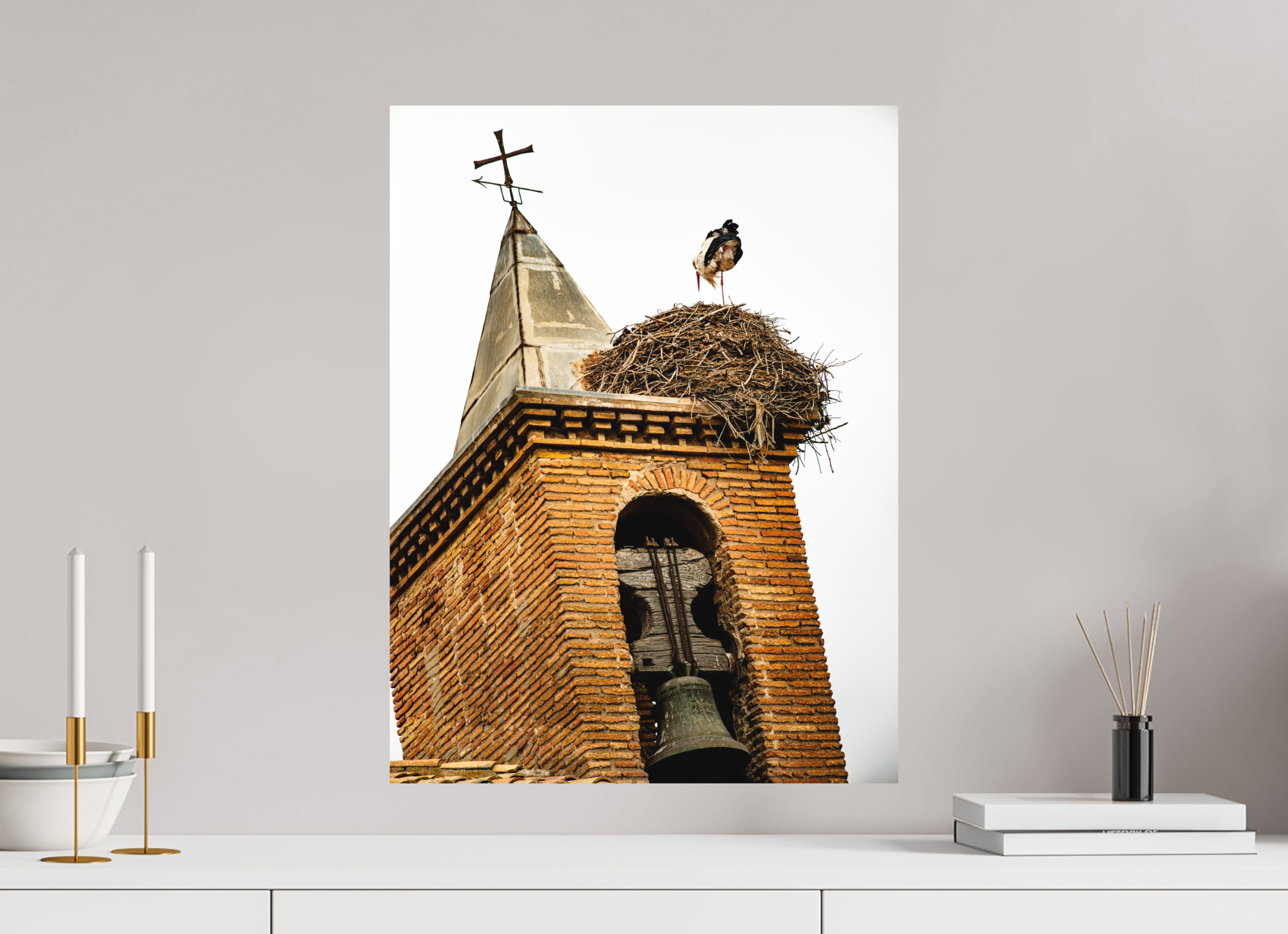 45 x 60 cm, Tirage photo - satiné Grue IV