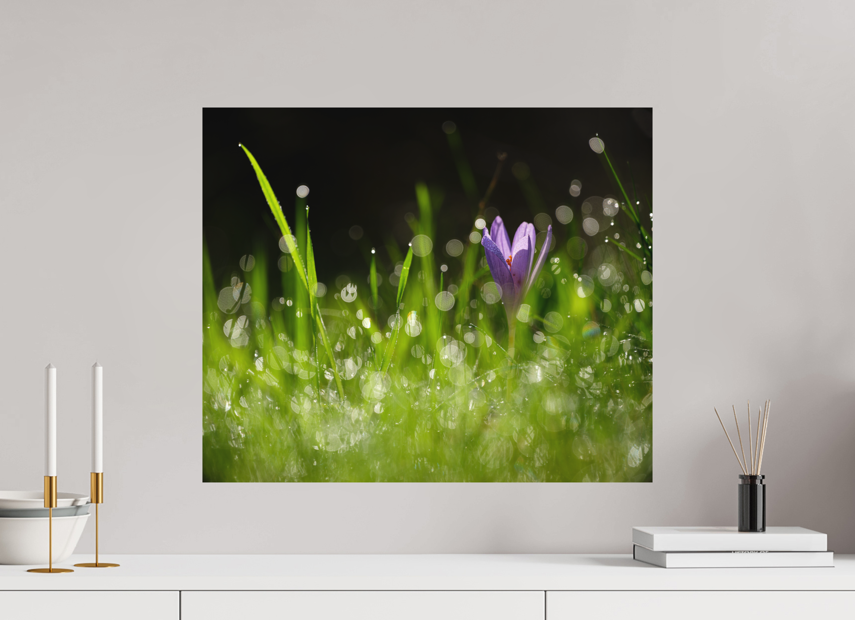 60 x 50 cm, Impression Fine Art - mat fleurs