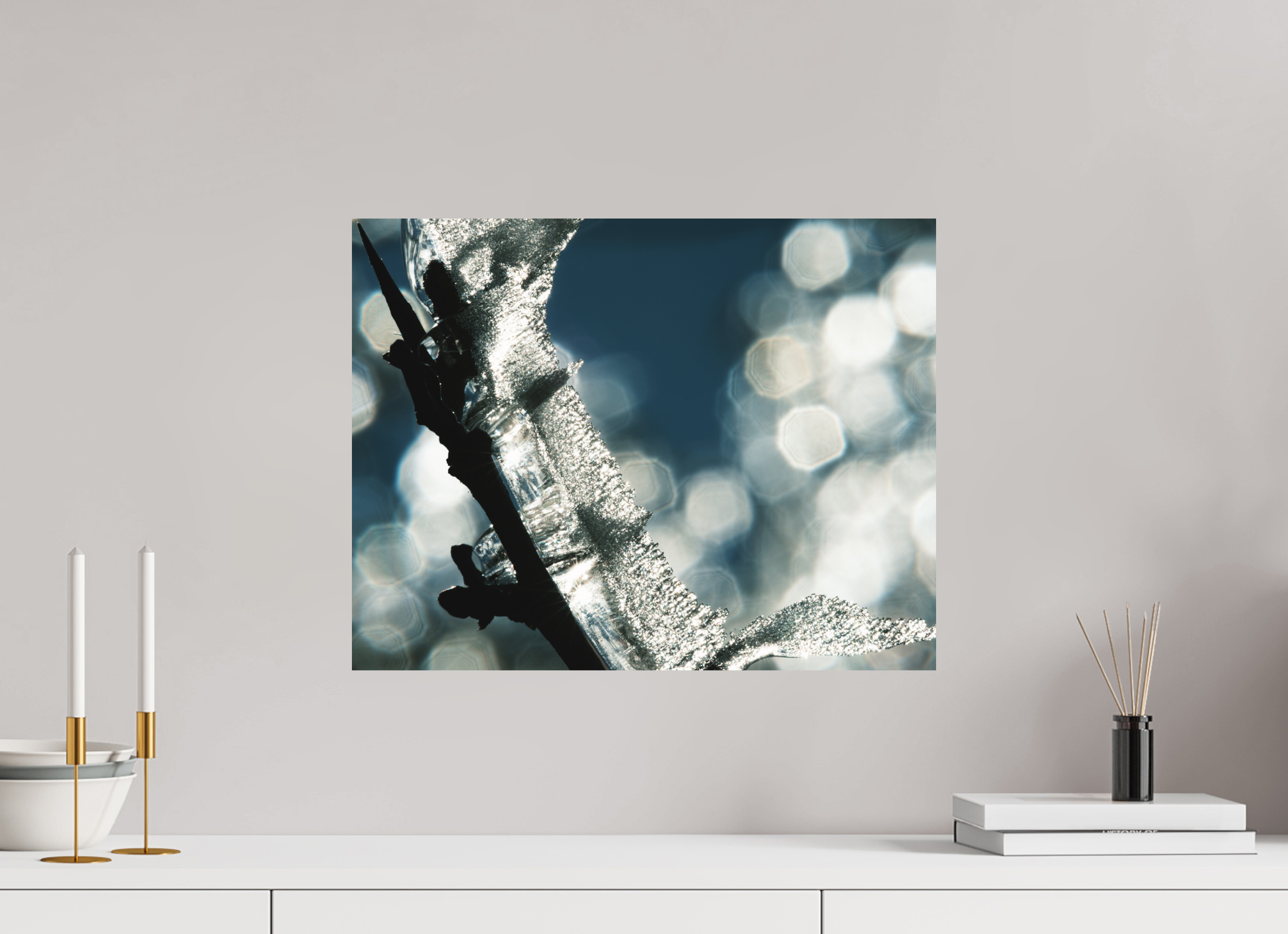 51,7 x 40 cm, Tirage photo - satiné Givré