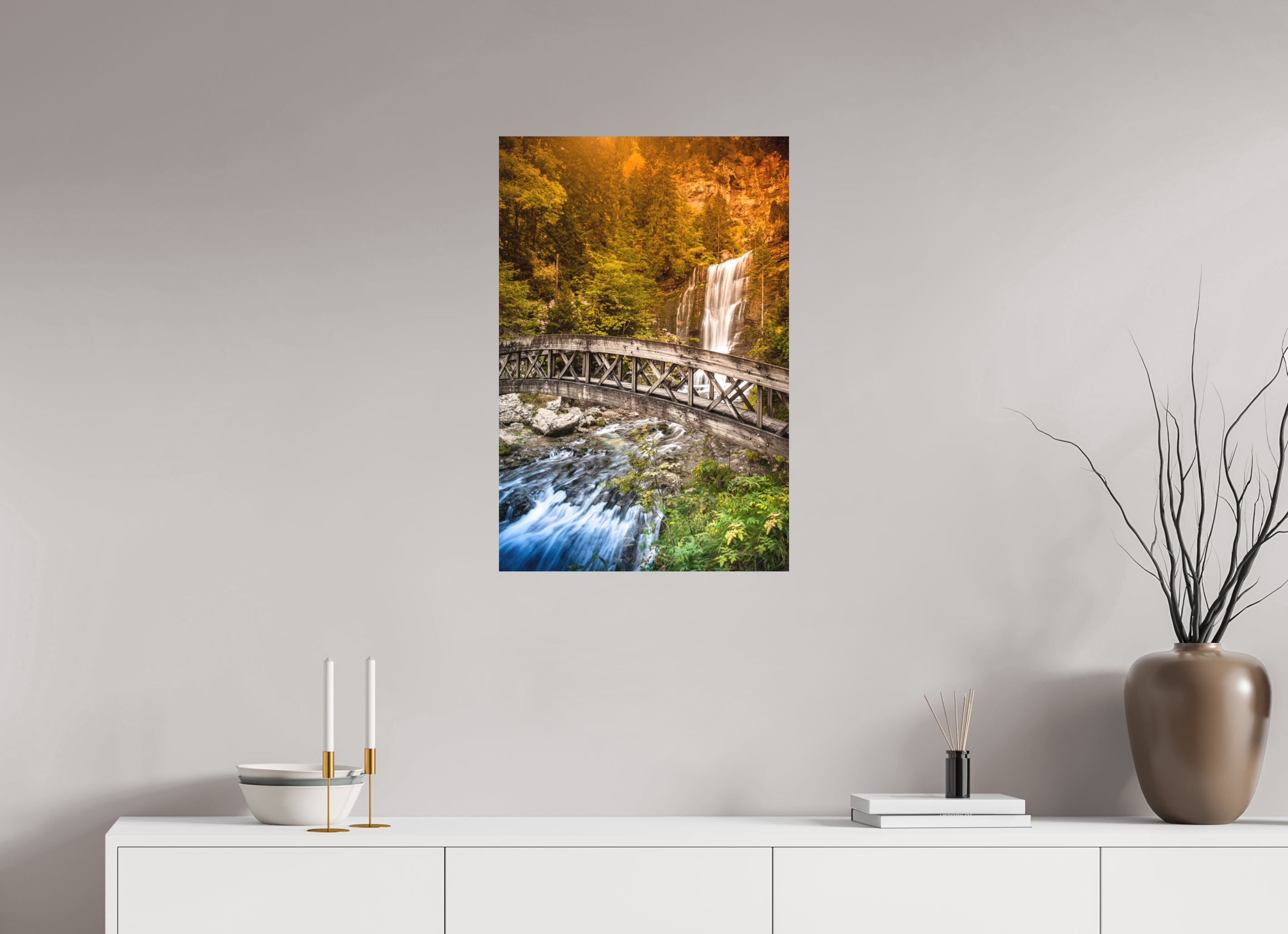 50 x 75 cm, Impression Fine Art - mat L'automne en Chartreuse
