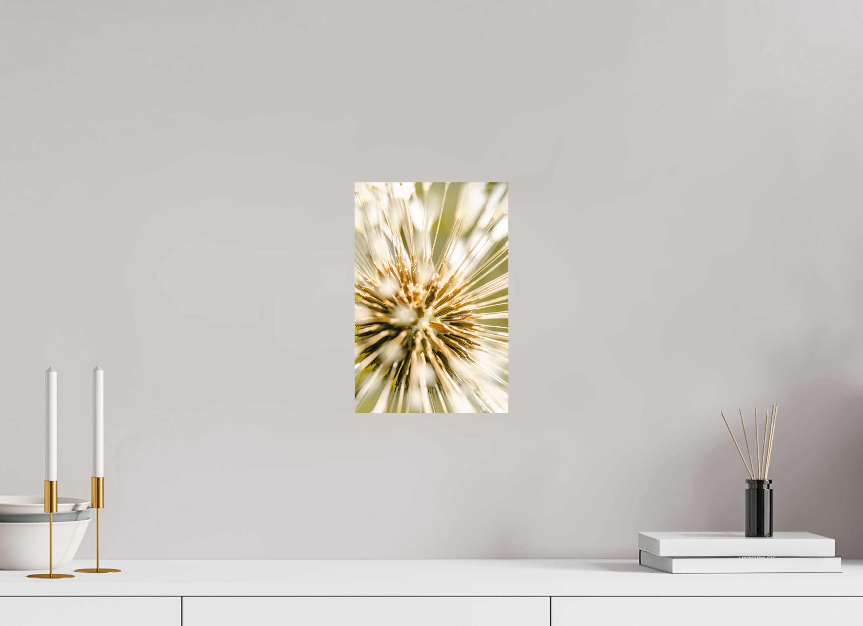 20 x 30 cm, Impression Fine Art sur support rigide - mat pissenlit