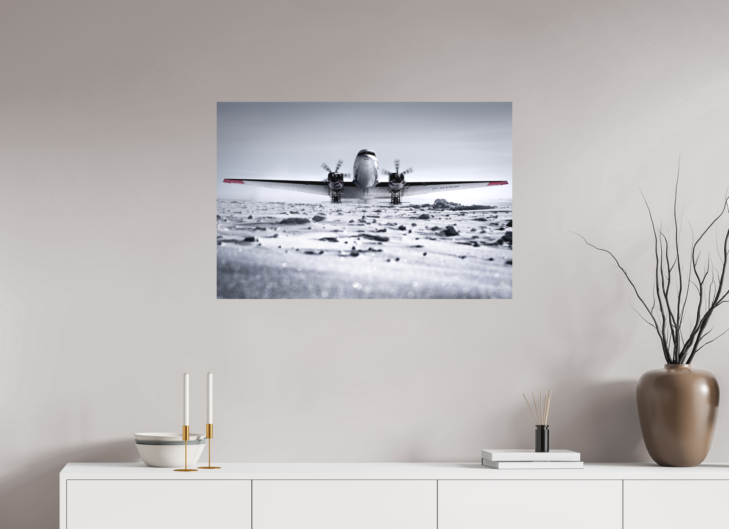 90 x 60 cm, Tirage photo - satiné Paré pour l'Aventure