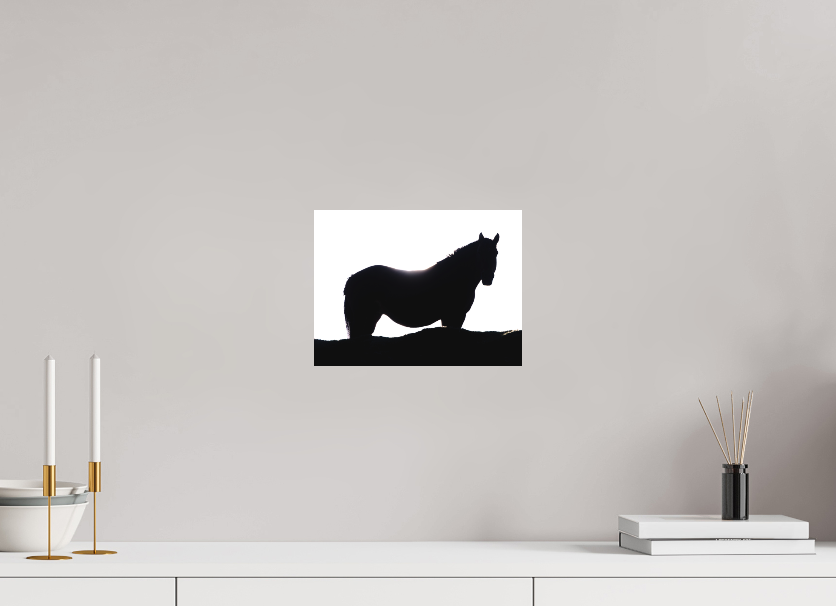 28 x 21 cm, Impression Fine Art sur support rigide - mat Cheval