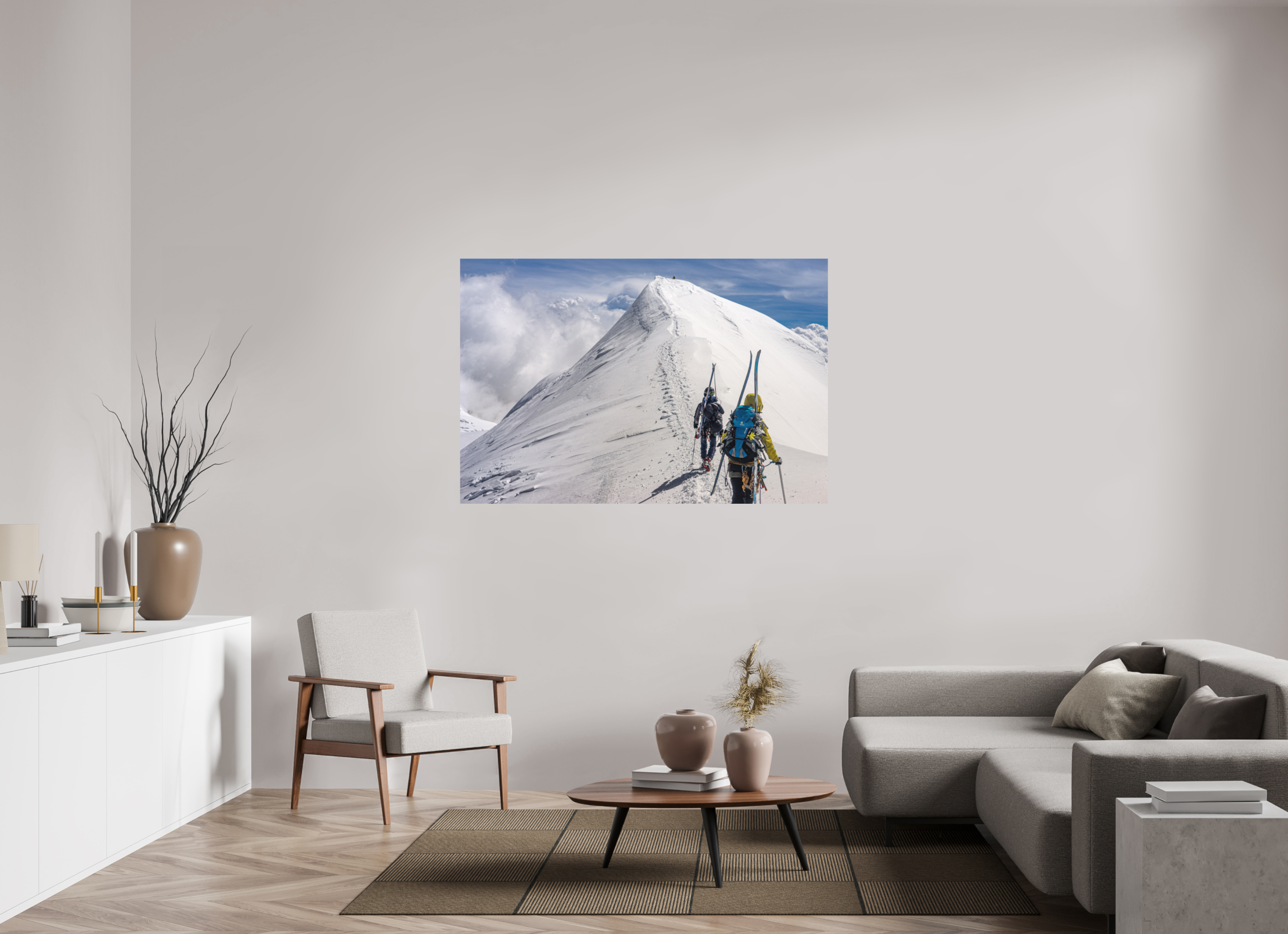 150 x 100 cm, Impression Fine Art sur support rigide - mat L'arête de Castor