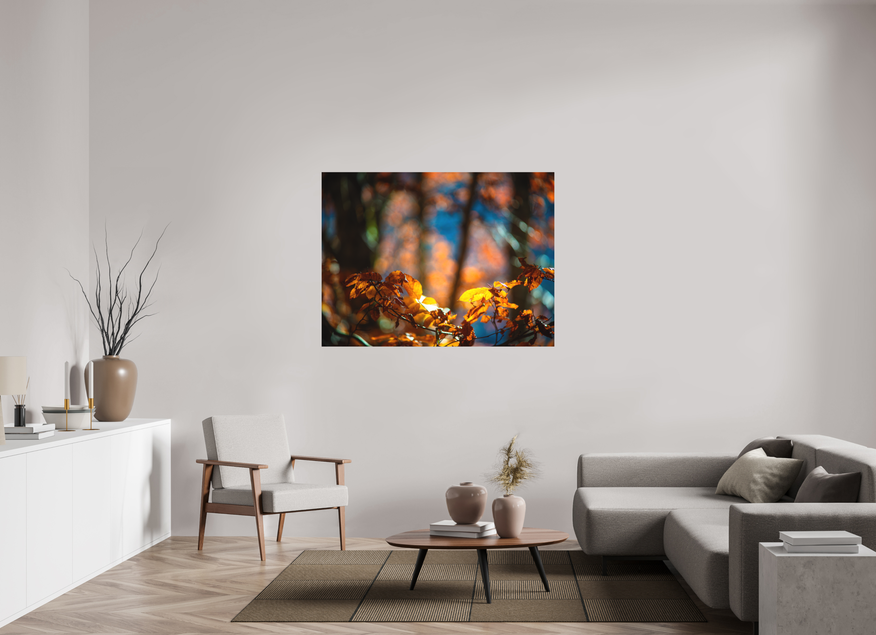 140 x 105 cm, Impression Fine Art - mat La folie des couleurs I