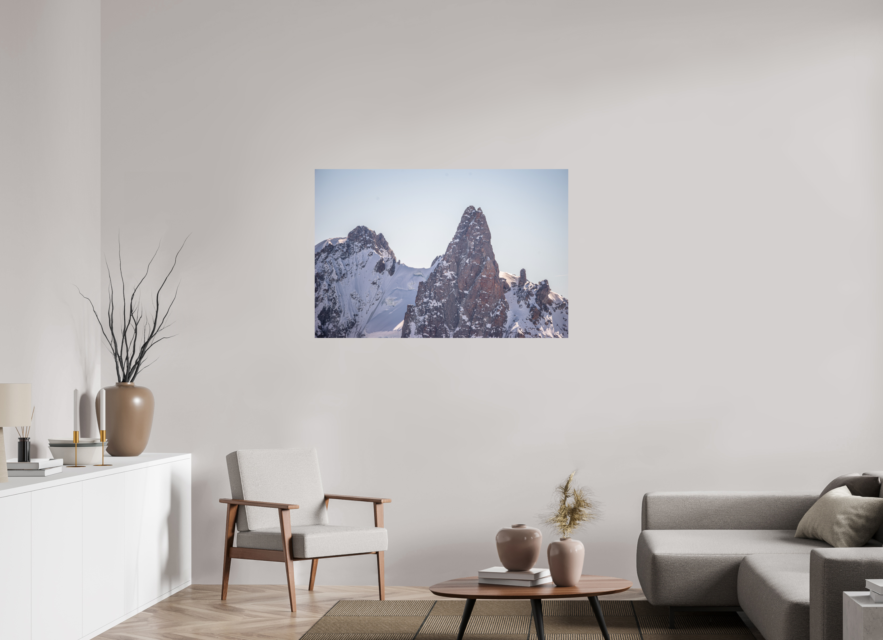 120 x 80 cm, Impression Fine Art - mat La Dent du Géant