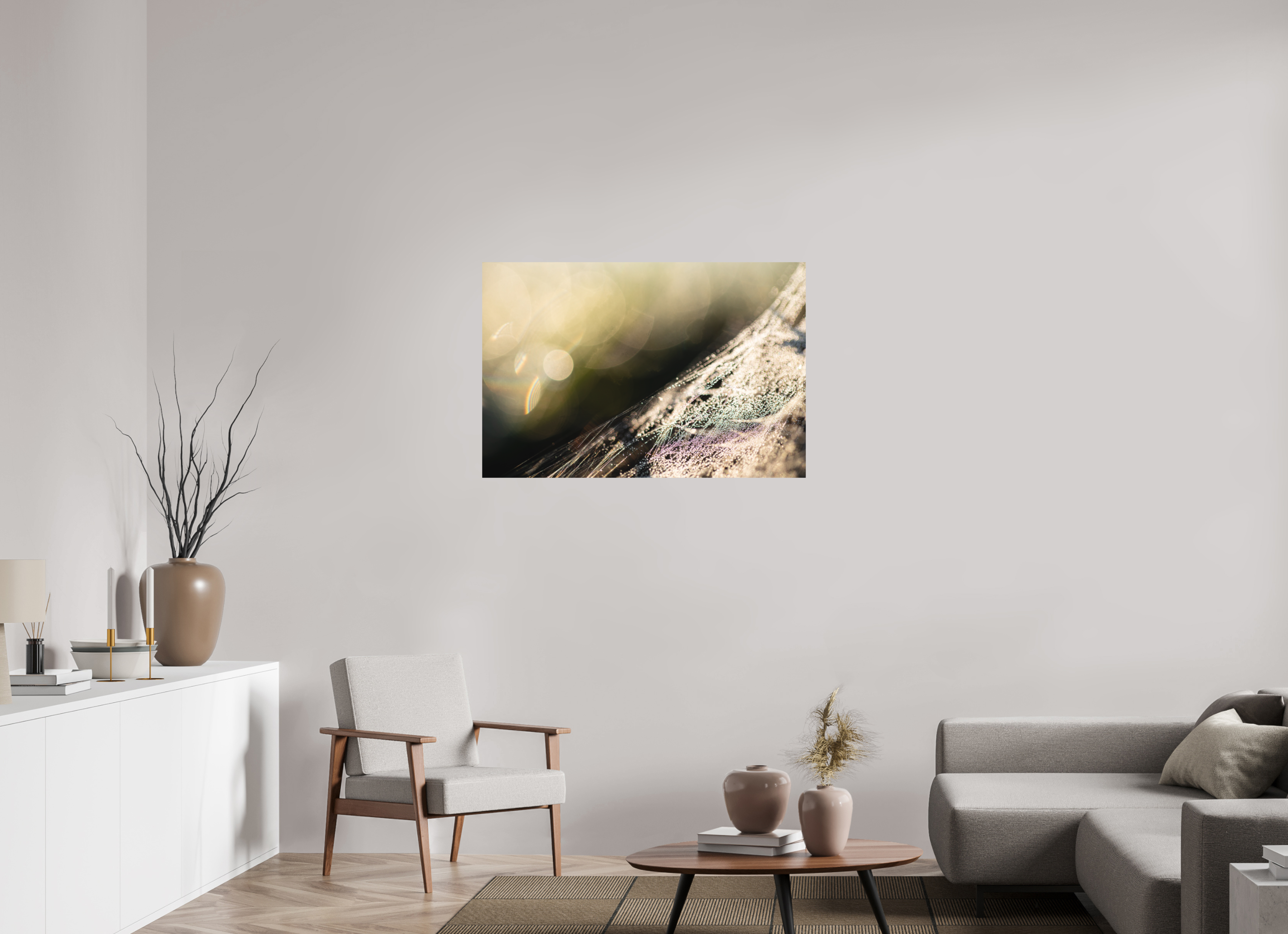 105 x 70 cm, Impression Fine Art - mat toile d'araignée