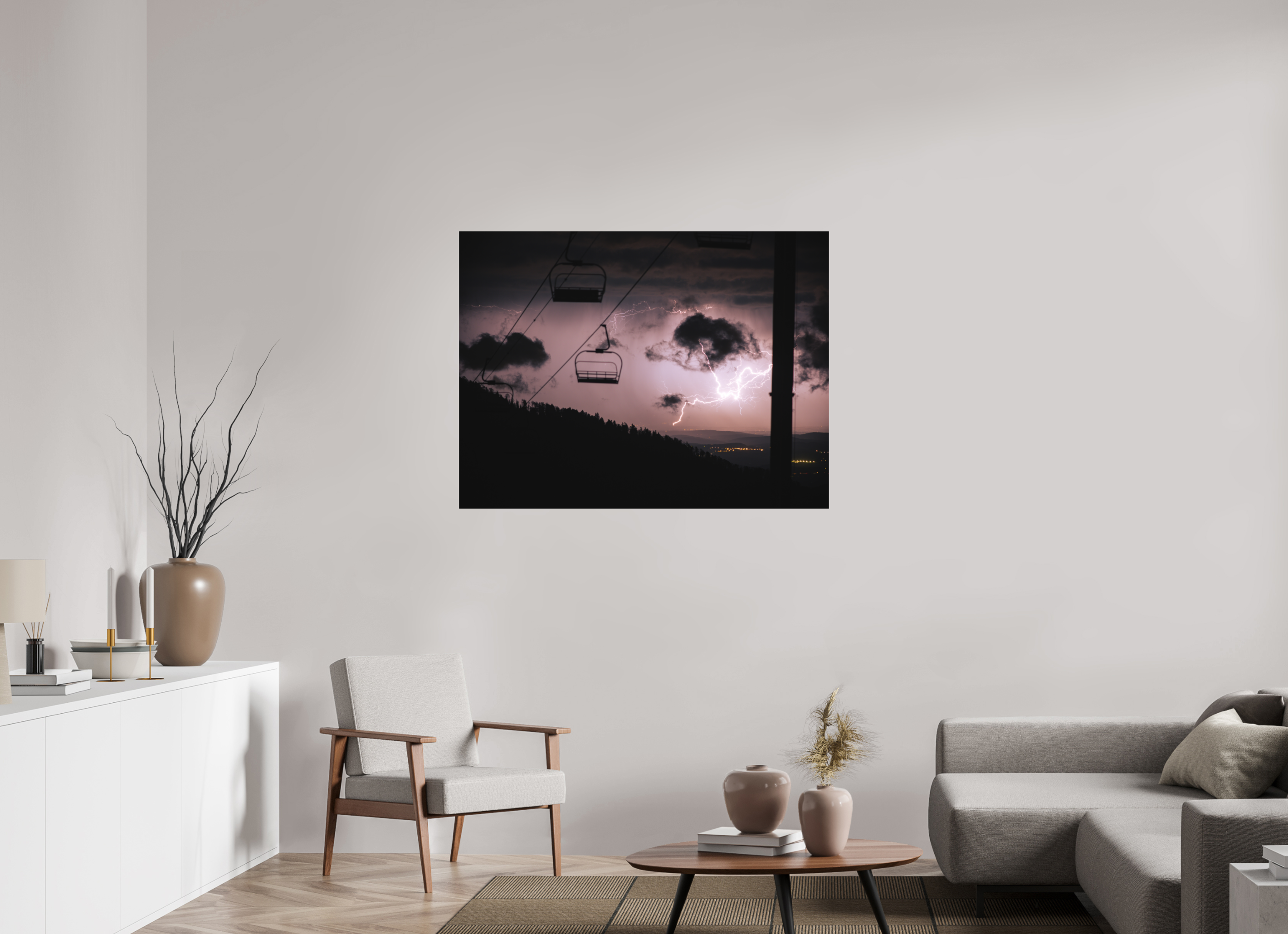 120 x 90 cm, Impression Fine Art - mat Tonnerre de Mourtis