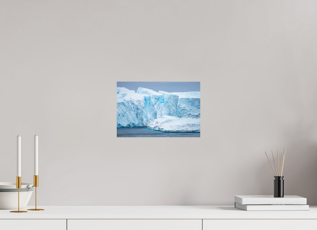 30 x 20 cm, Impression Fine Art - mat Falaise de glace