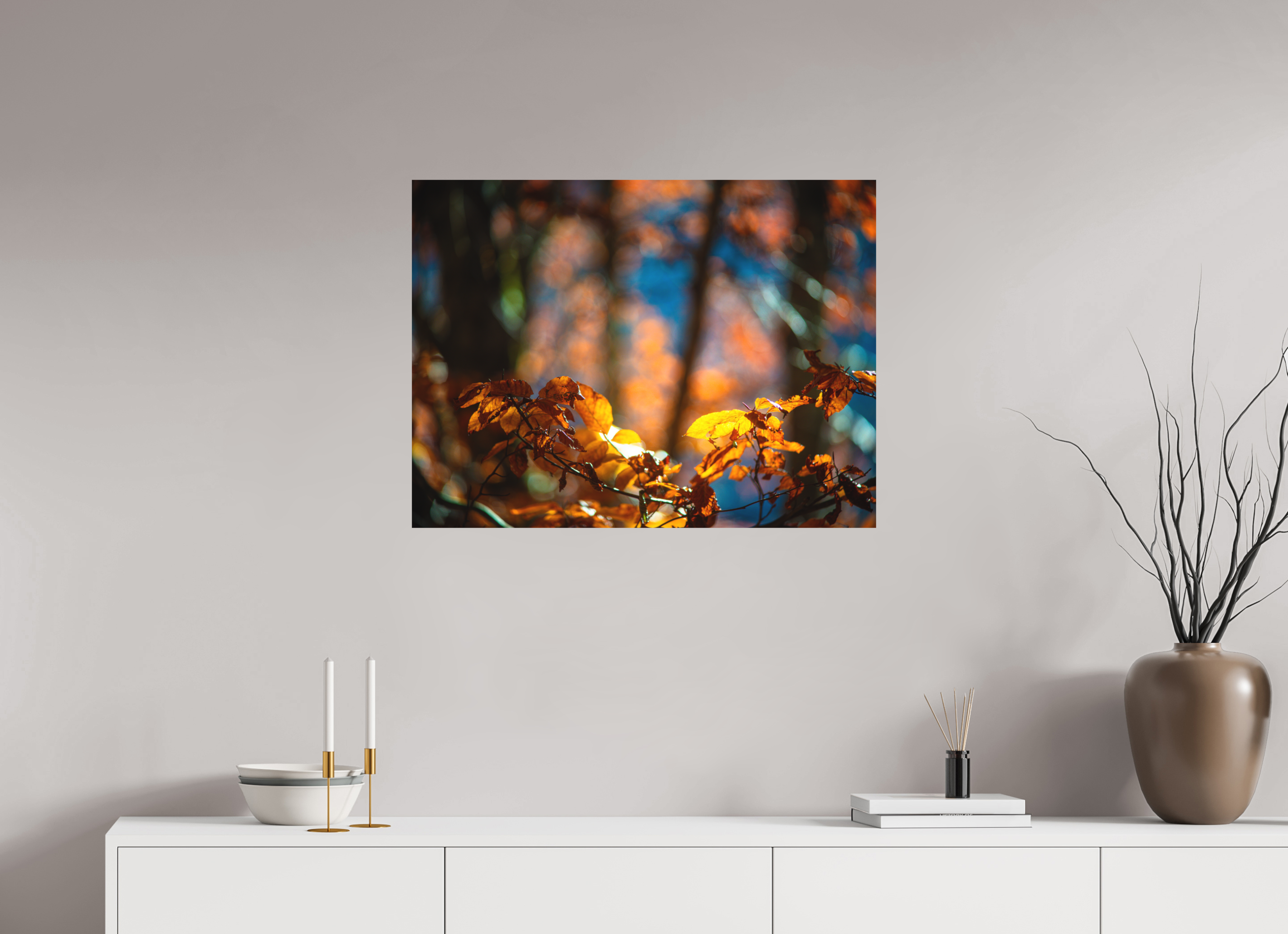 80 x 60 cm, Impression Fine Art - mat La folie des couleurs I