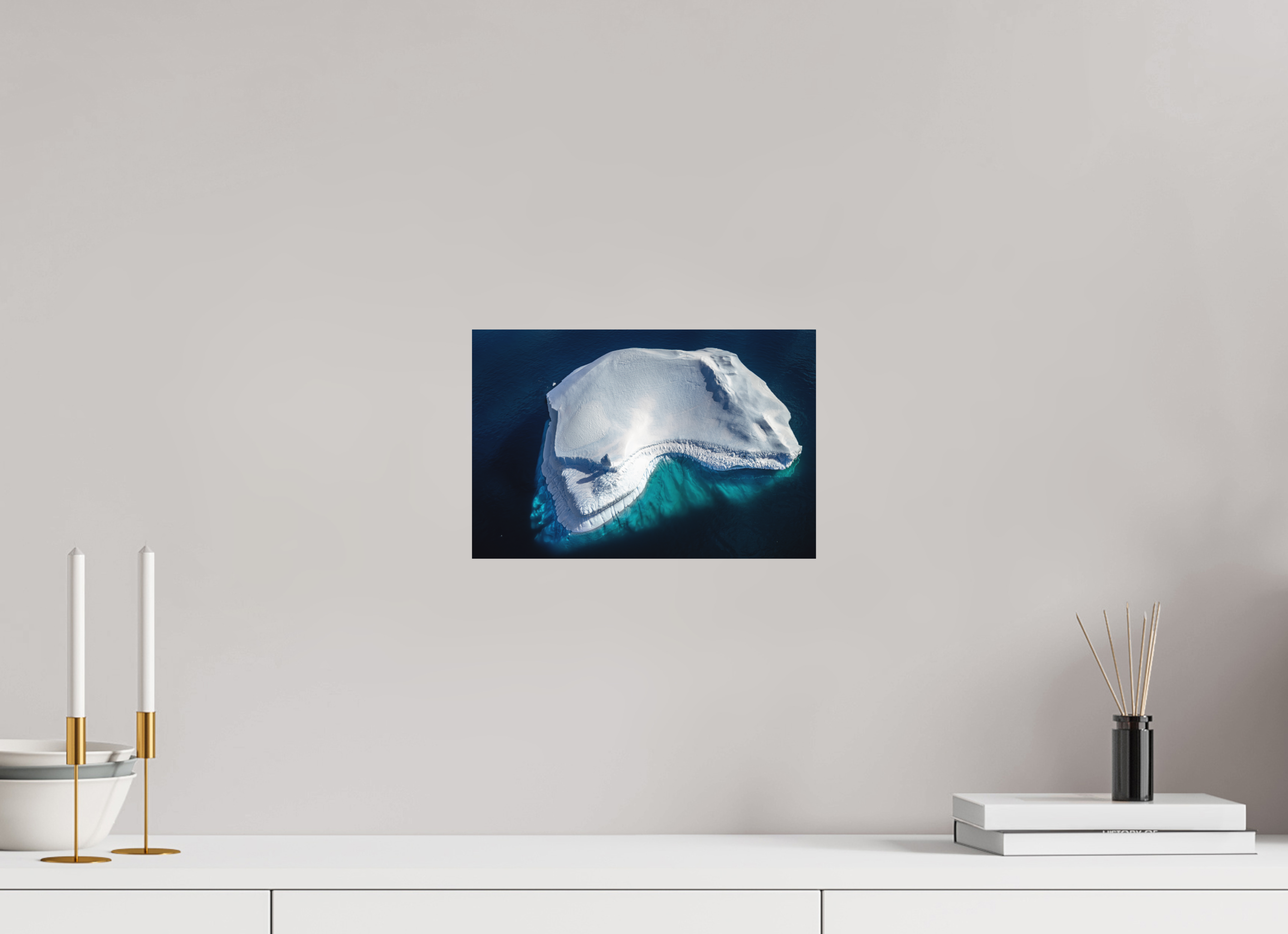 30 x 20 cm, Impression Fine Art sur support rigide - mat Le colosse silencieux